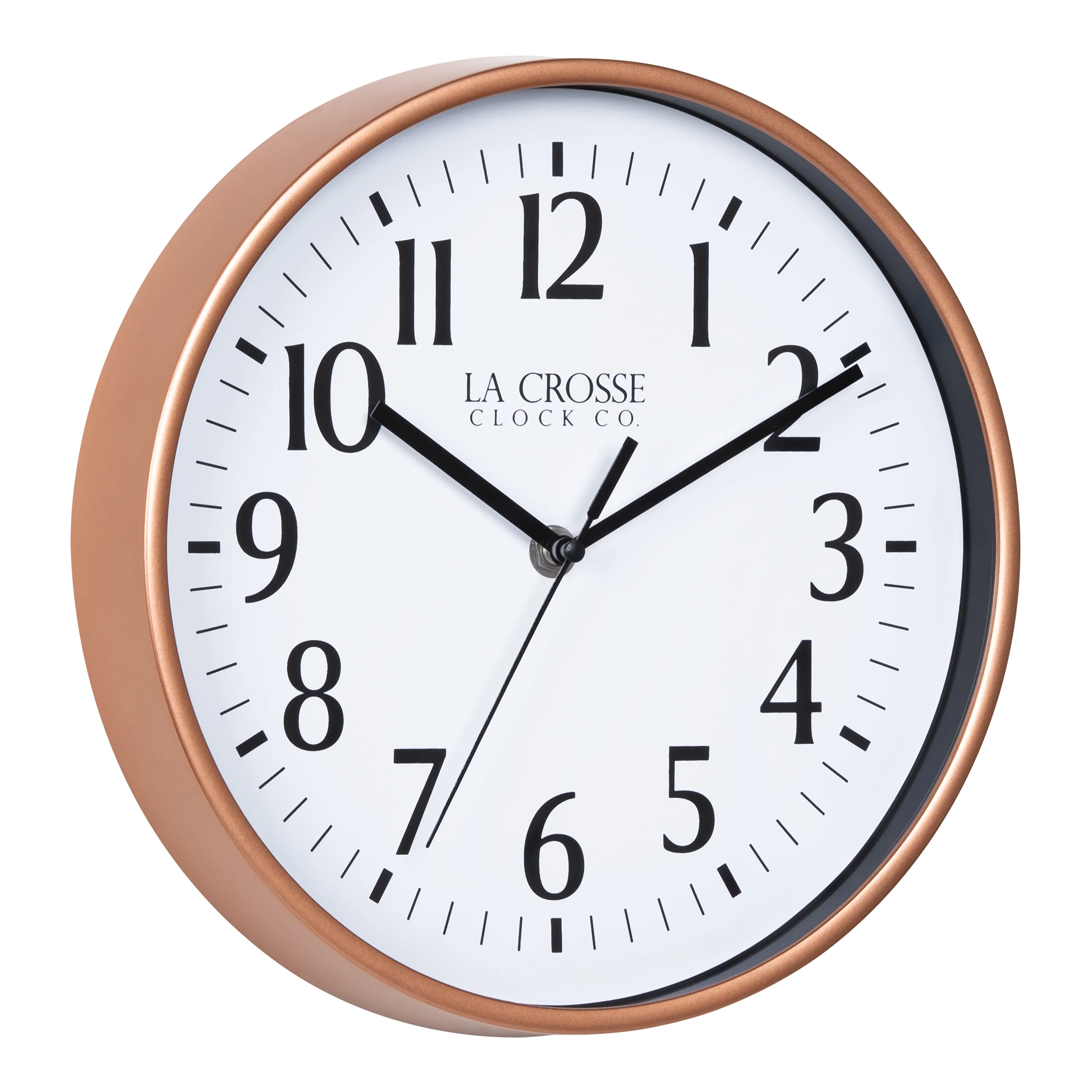 404-3025C 10-inch Basics Analog Wall Clock – Copper - Image 2