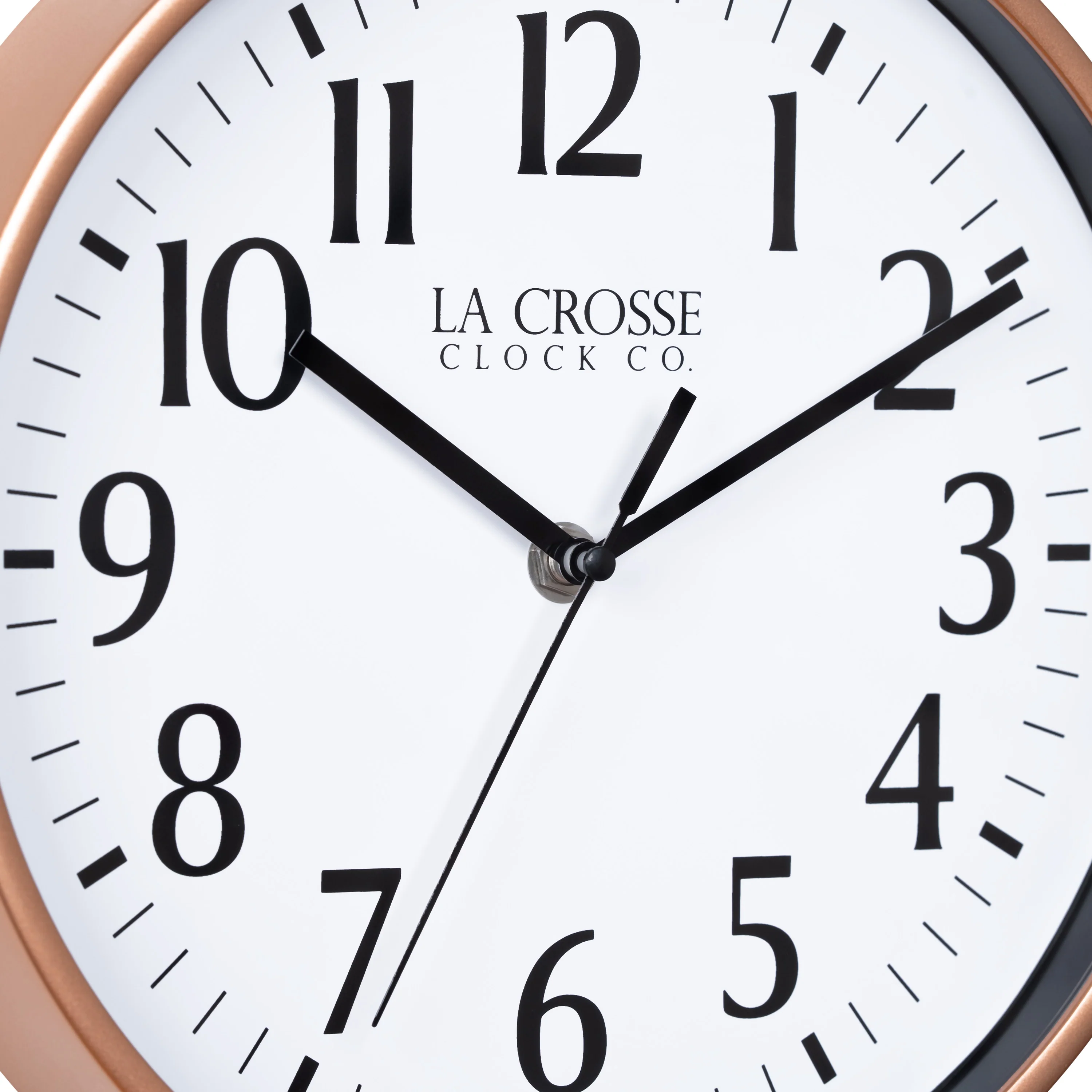404-3025C 10-inch Basics Analog Wall Clock – Copper - Image 7