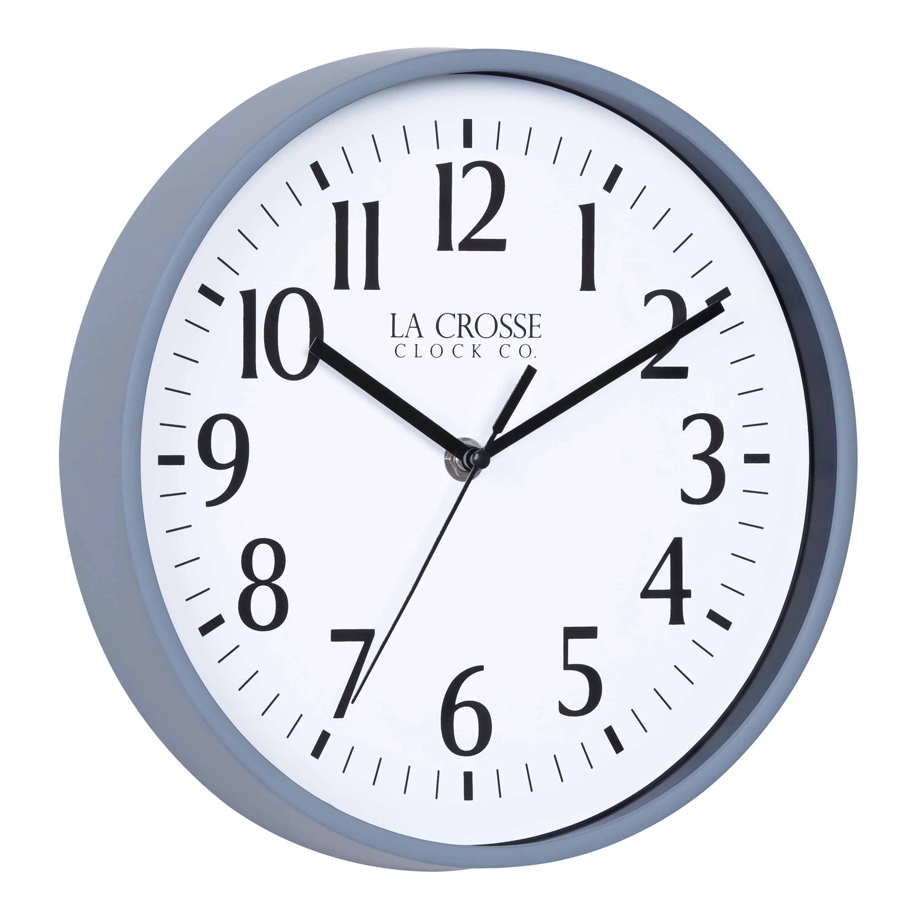 404-3025GB 10-inch Basics Analog Wall Clock – Gray Blue - Image 2