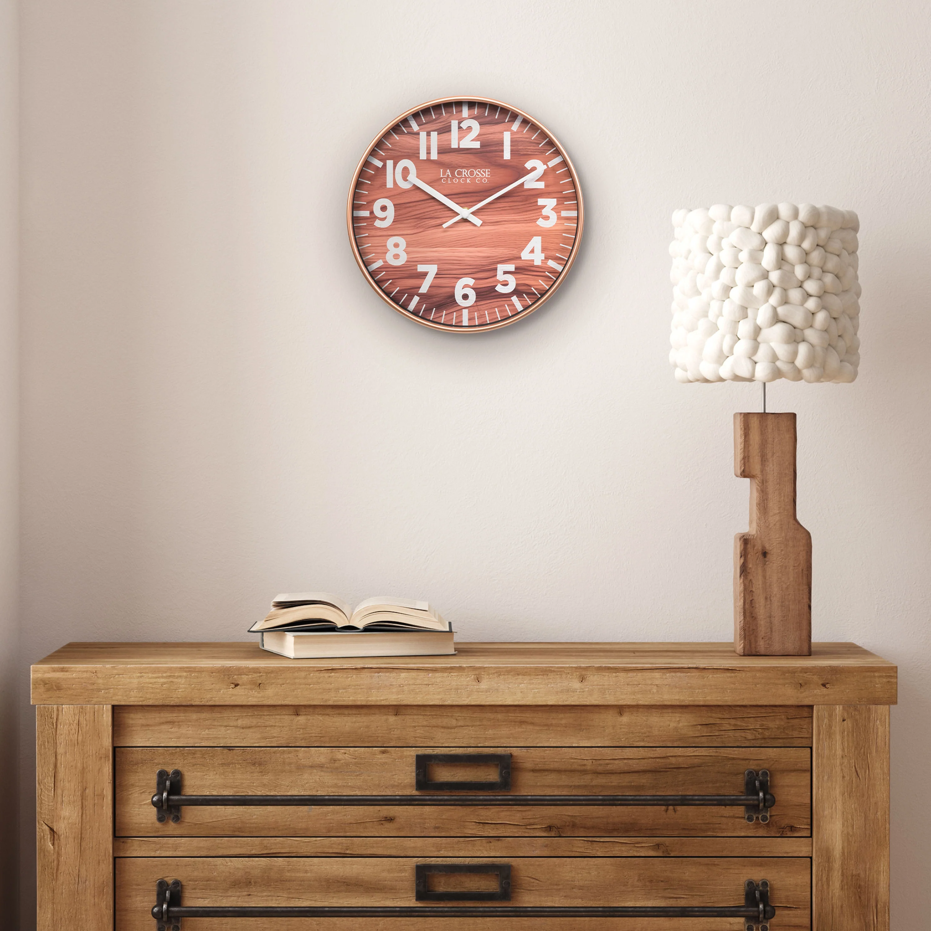 404-3028 10.8-inch Atwood Wall Clock - Image 3