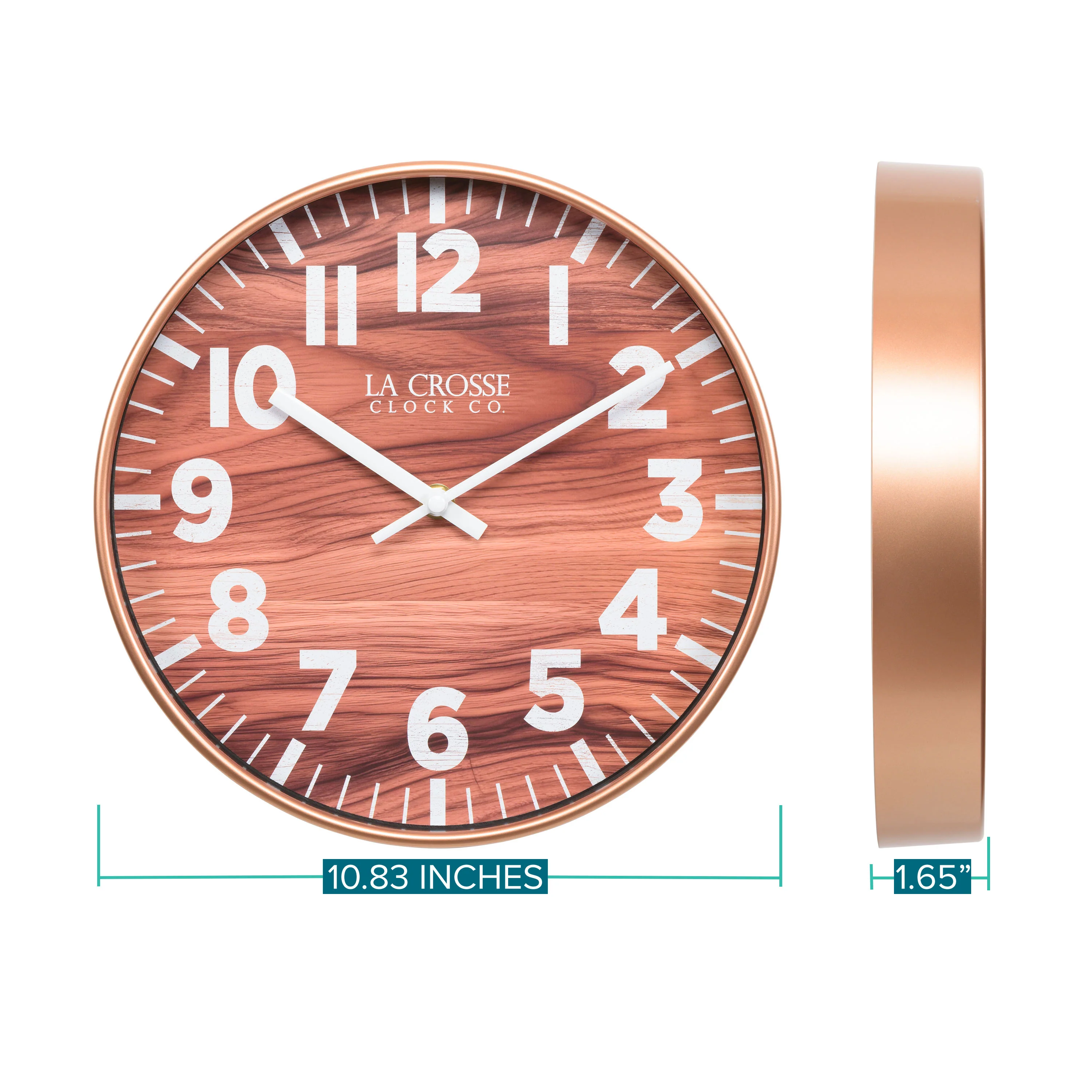 404-3028 10.8-inch Atwood Wall Clock - Image 8