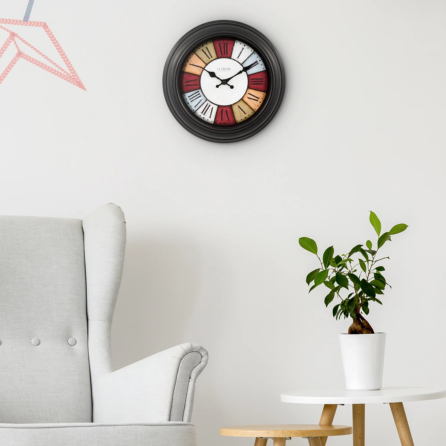 404-3030A 12-inch Gatherings Wall Clock - Image 3