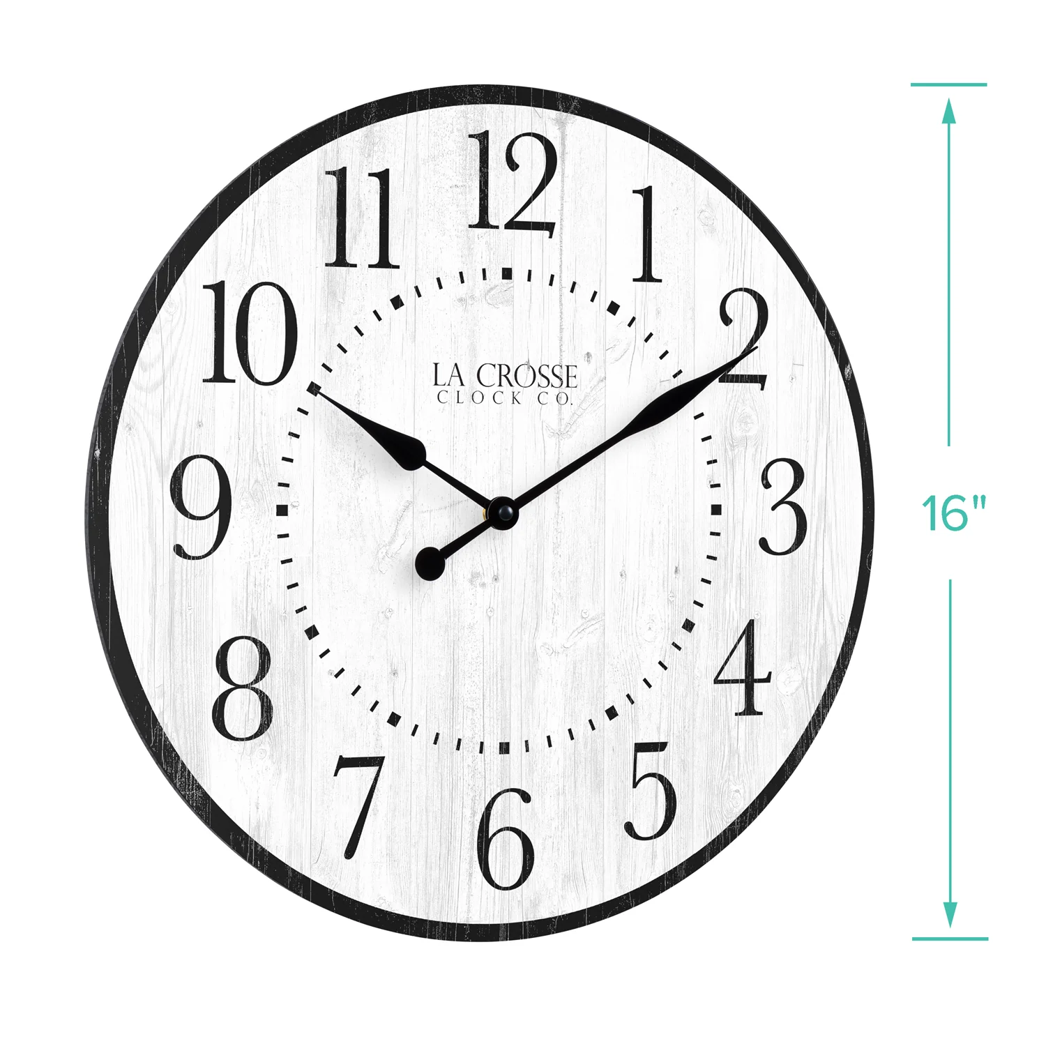404-3041B 15.75-inch Layton Wall Clock - Image 6