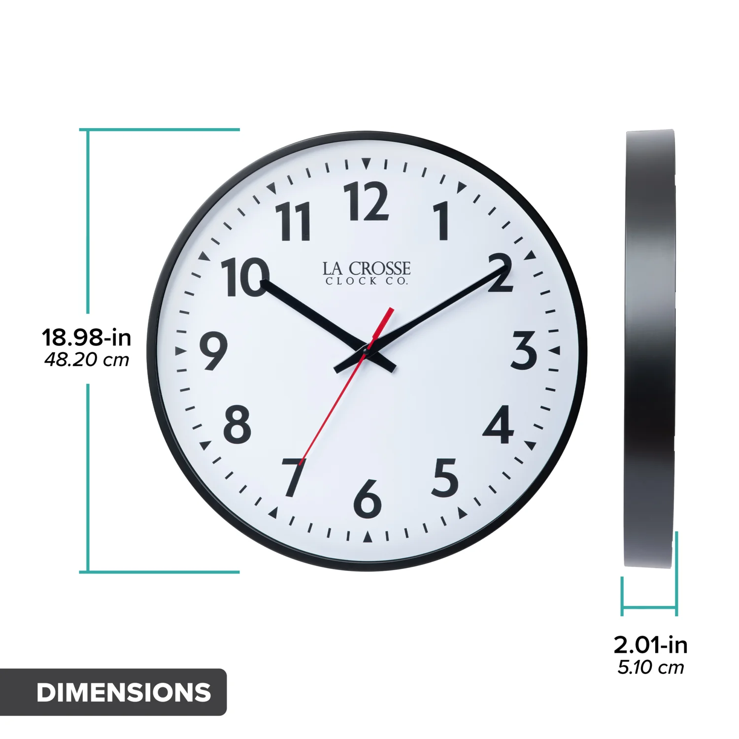 404-3048 19-inch Commercial Wall Clock - Image 8