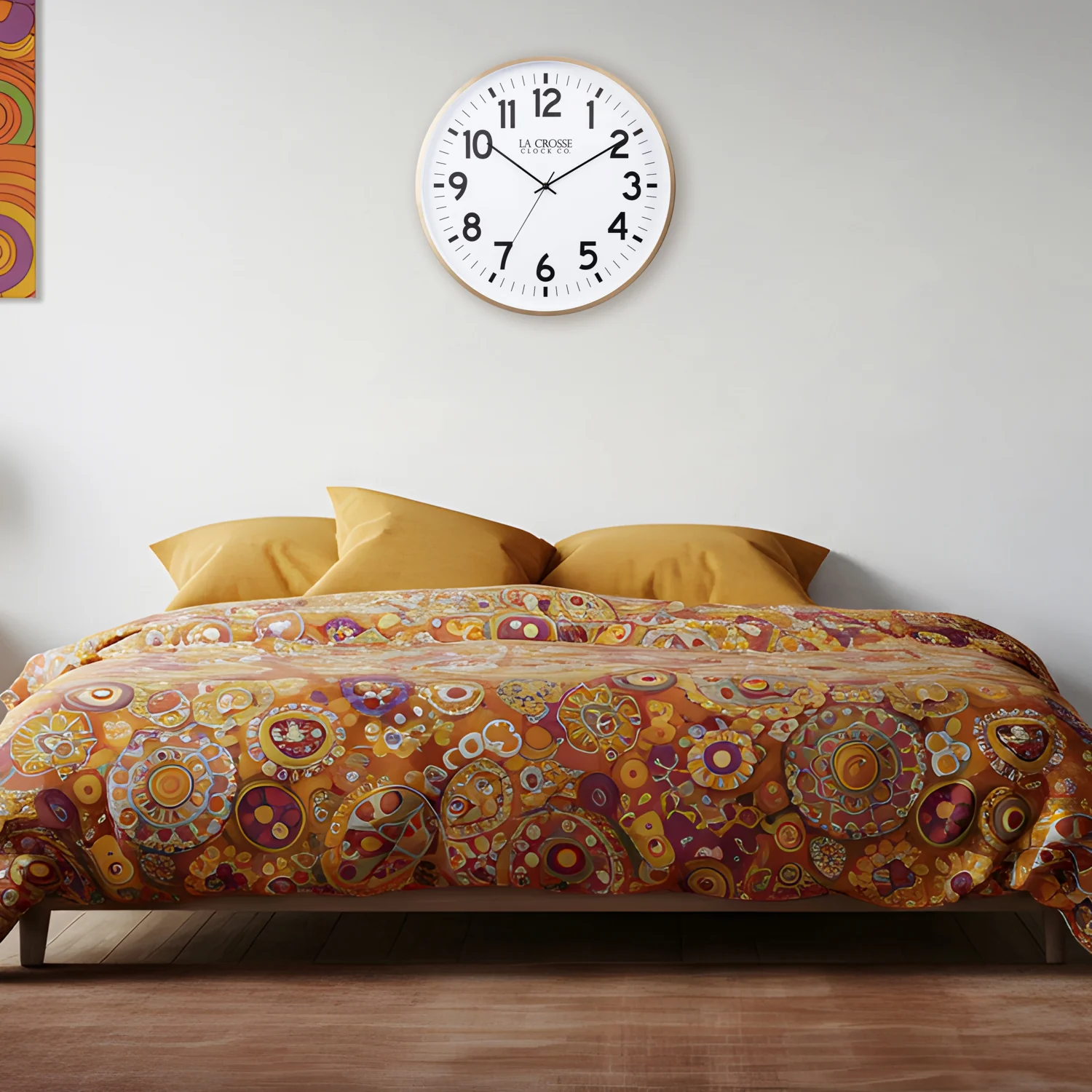 404-3048B 19-inch Callahan Metal Wall Clock - Image 7