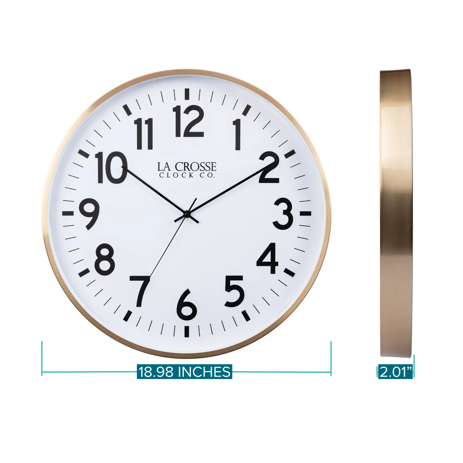 404-3048B 19-inch Callahan Metal Wall Clock - Image 8