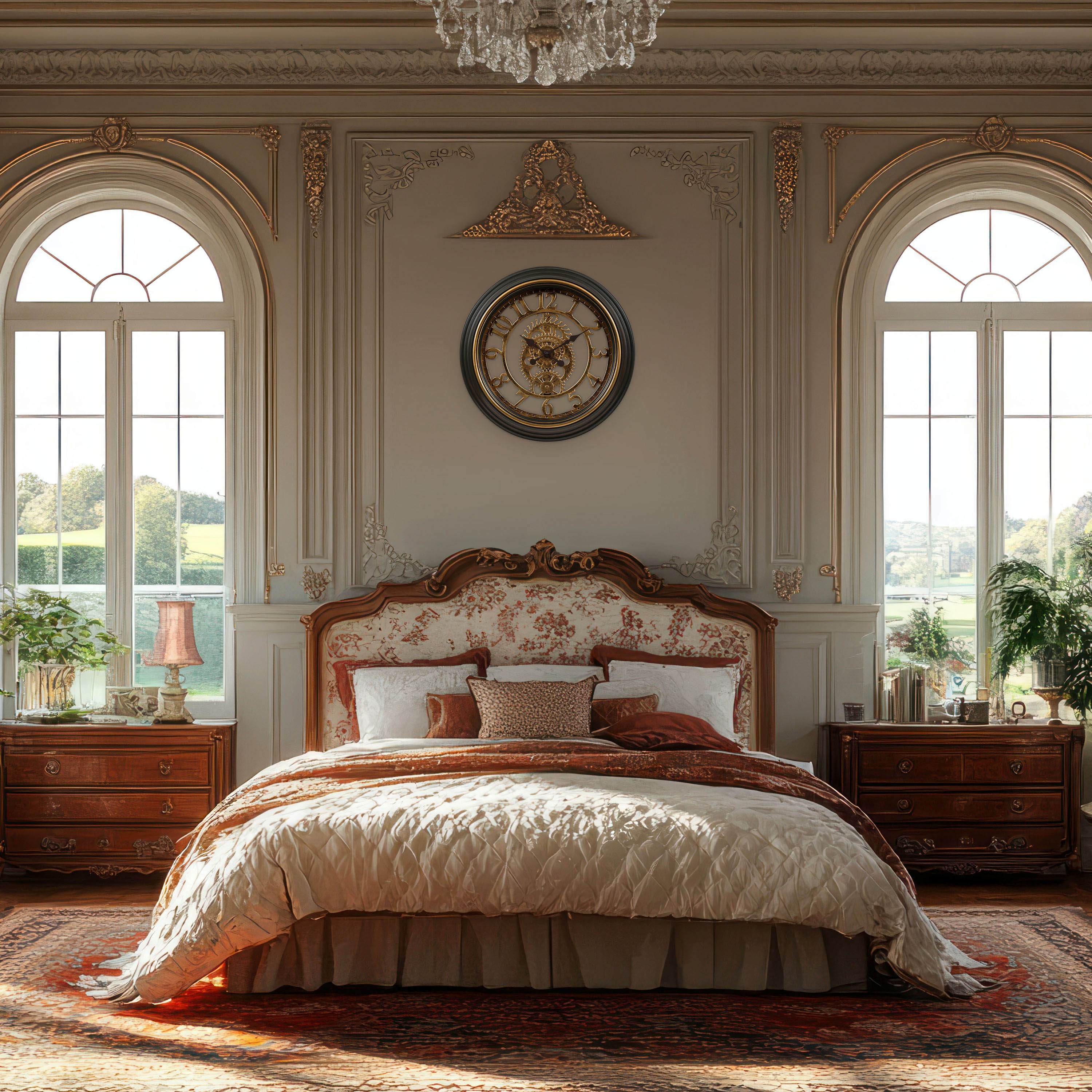 404-3051C 20-inch Gears Wall Clock - Image 5