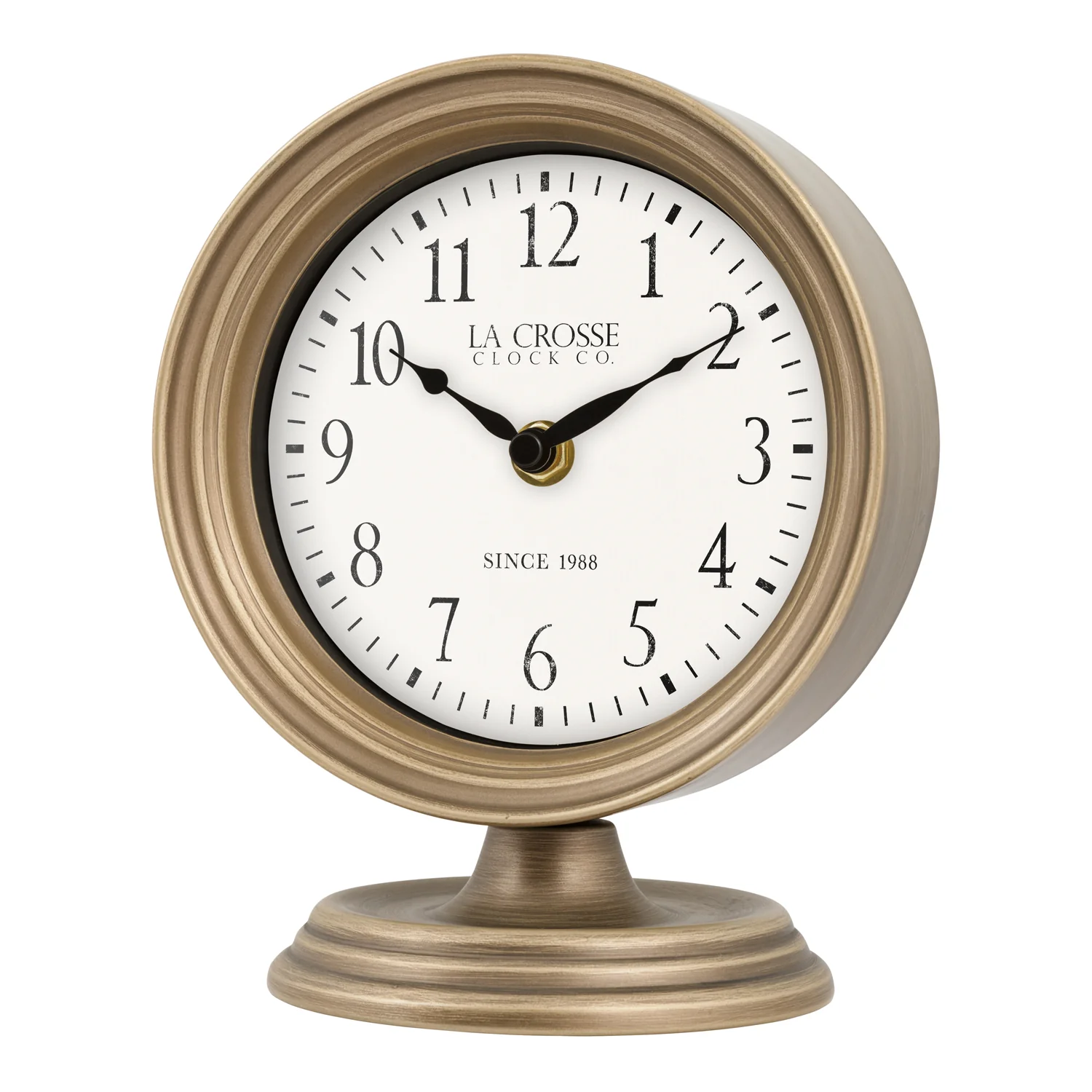 404-3229A 7-inch Mabel Metal Table Top Clock - Image 2