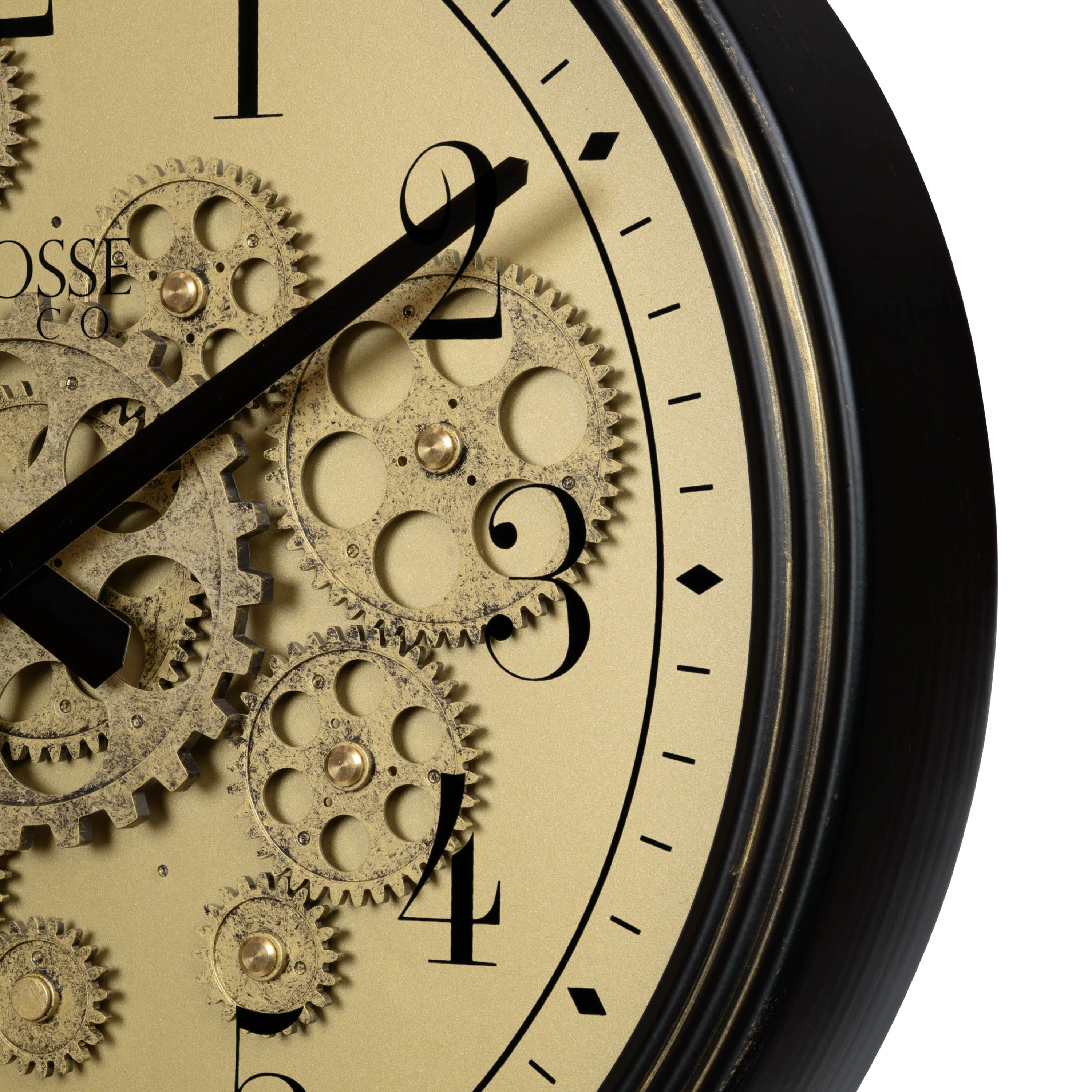 404-3439 15-inch Moving Gears Wall Clock - Image 9