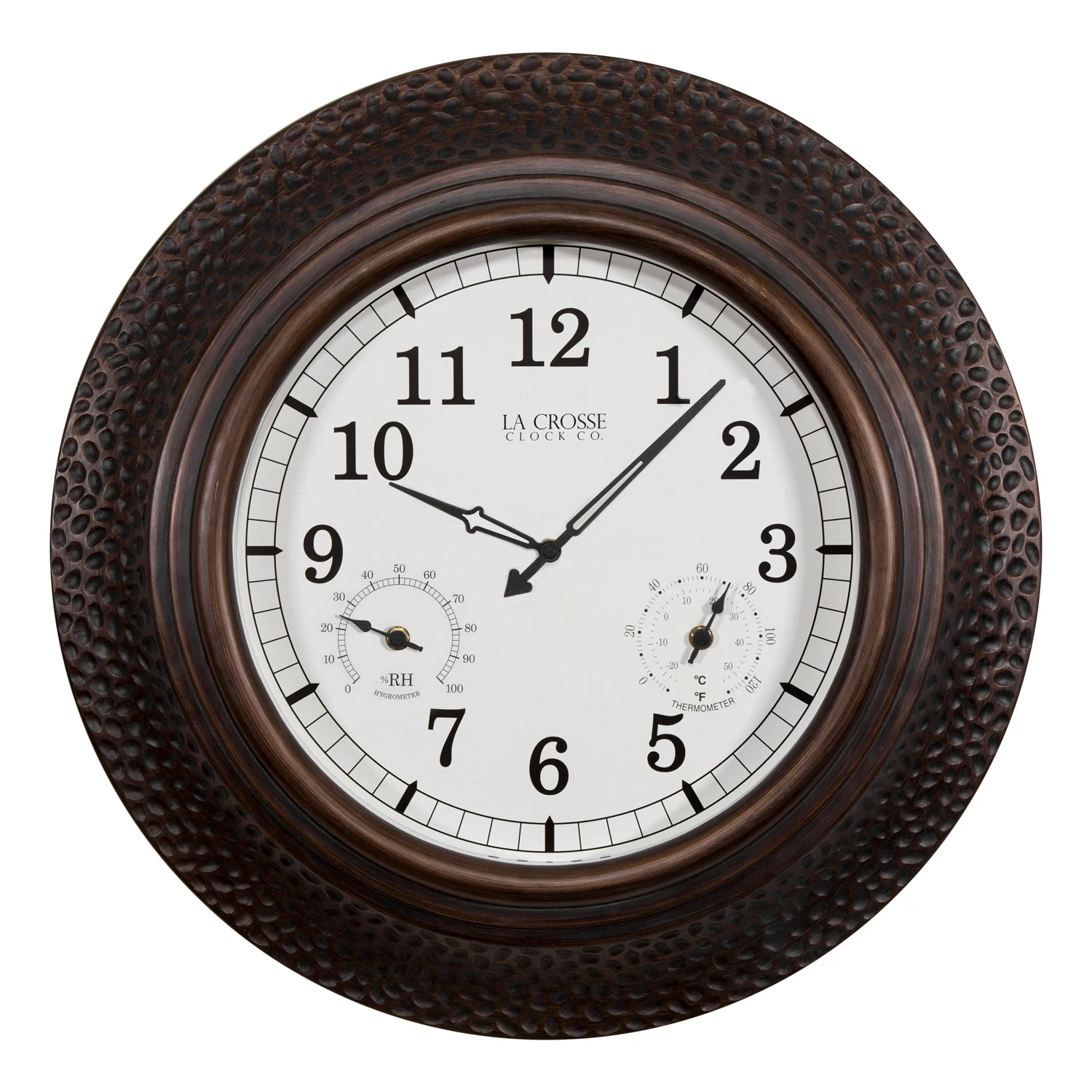 404-3556 22-inch Indoor/Outdoor Marcella Wall Clock