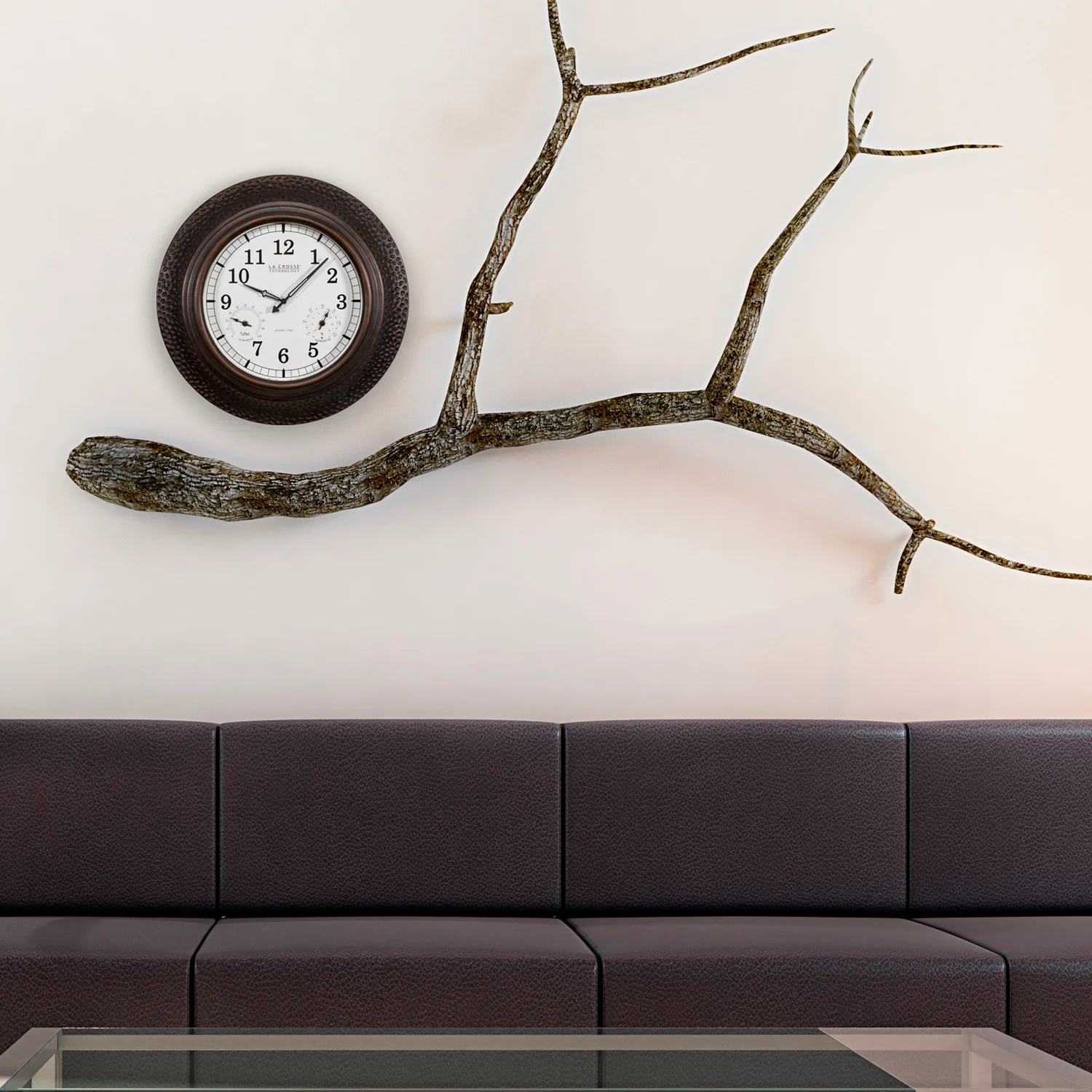 22 inch Atomic Indoor/Outdoor Wall Clock - Image 3