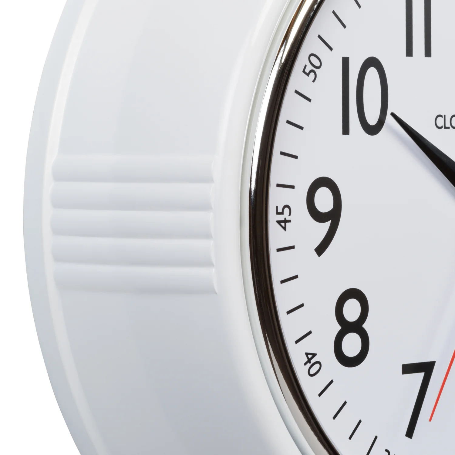 404-3624W 9.6-inch Schoolhouse Wall Clock - Image 3