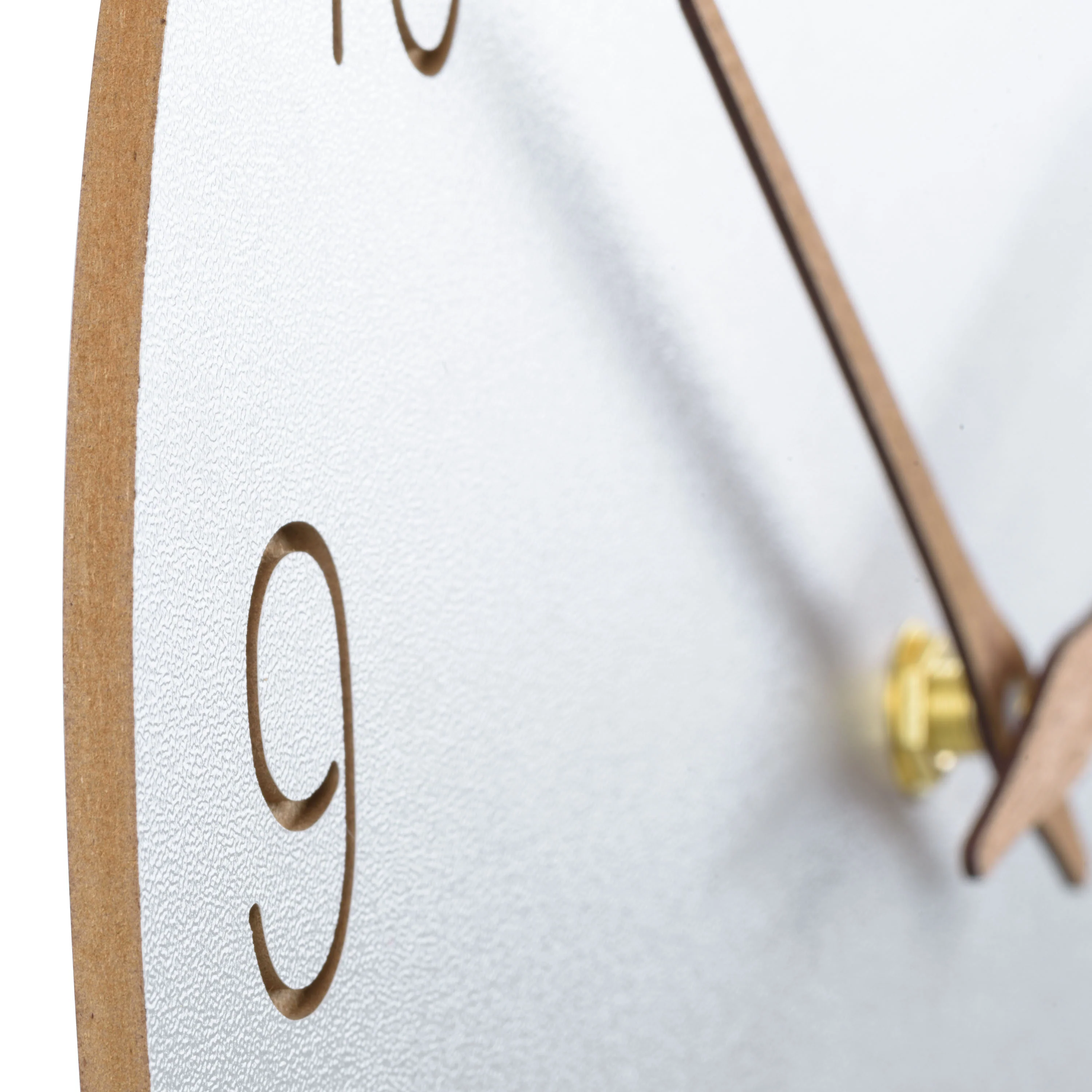404-3630B 12-inch Sierra Wood Wall Clock - Image 5
