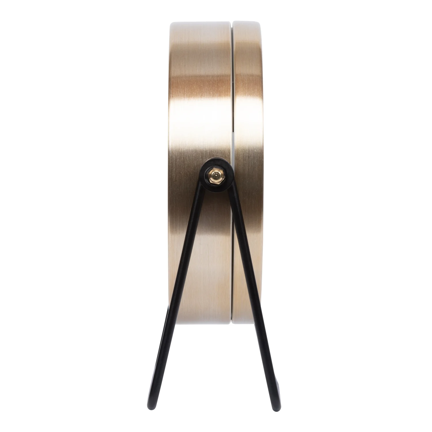 404-3719 Stiles Swivel Tabletop Metal Clock with Mirror - Image 7