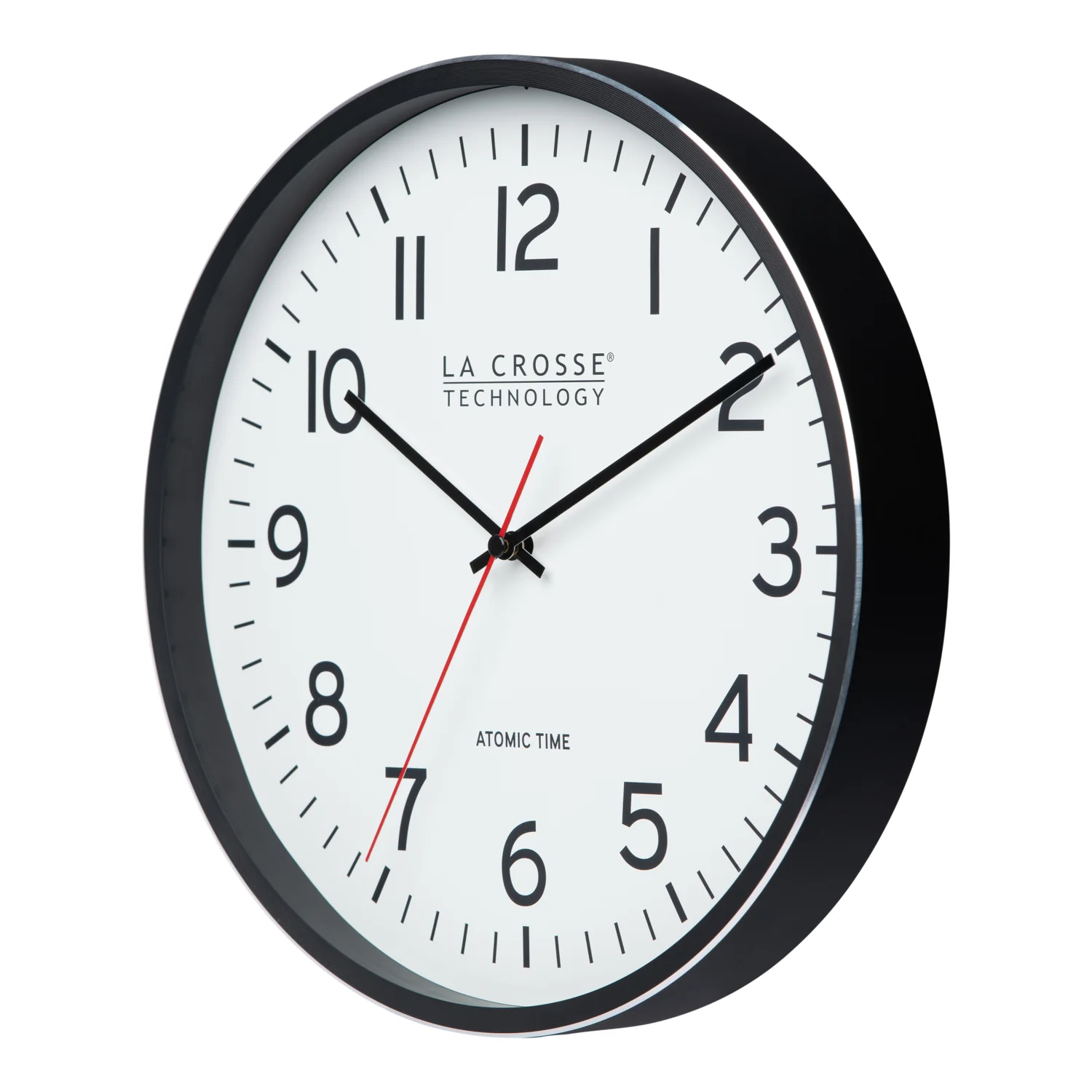 404-3730 11.8-inch Atomic Metal Wall Clock - Image 2
