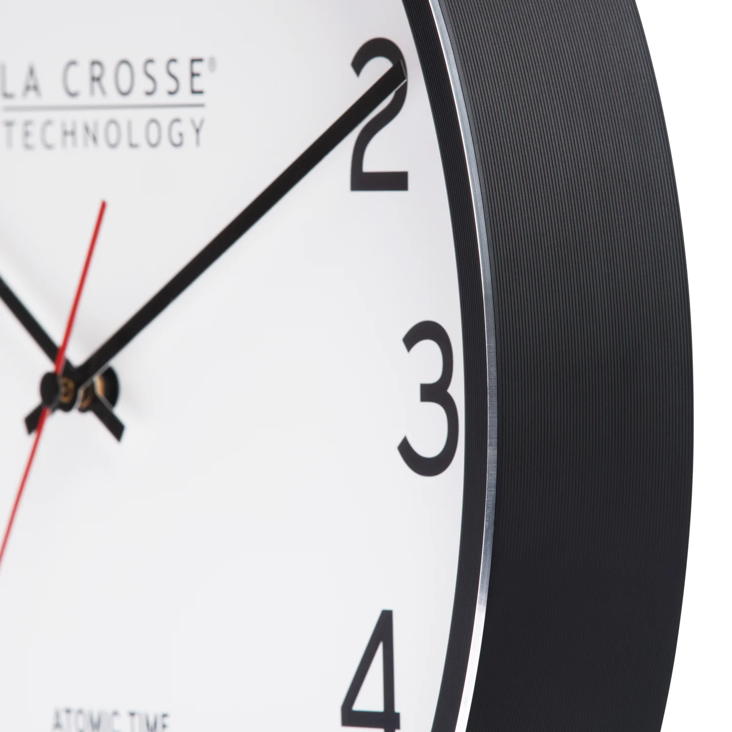 404-3730 11.8-inch Atomic Metal Wall Clock - Image 3
