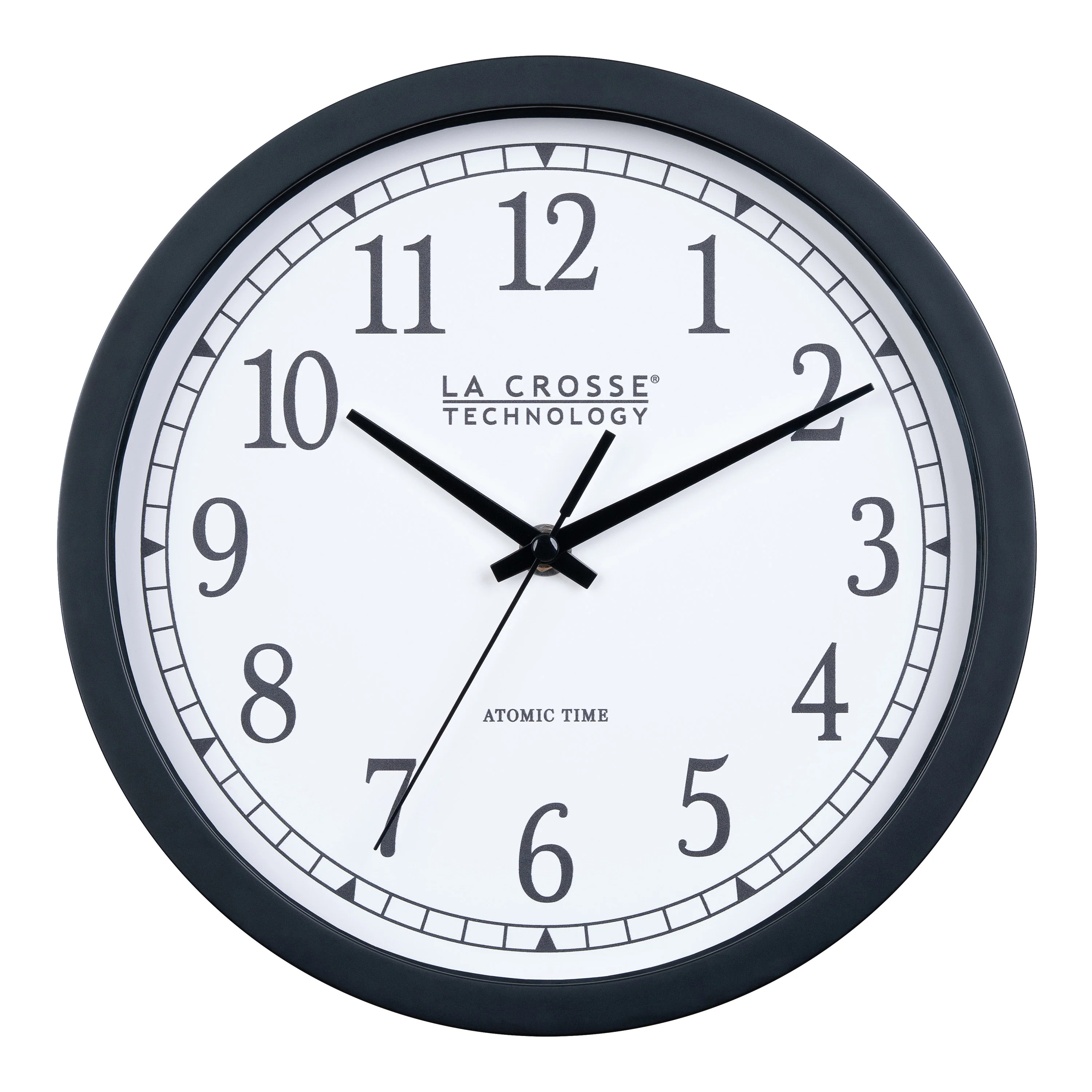 404-3826 10-inch Atomic Analog Wall Clock