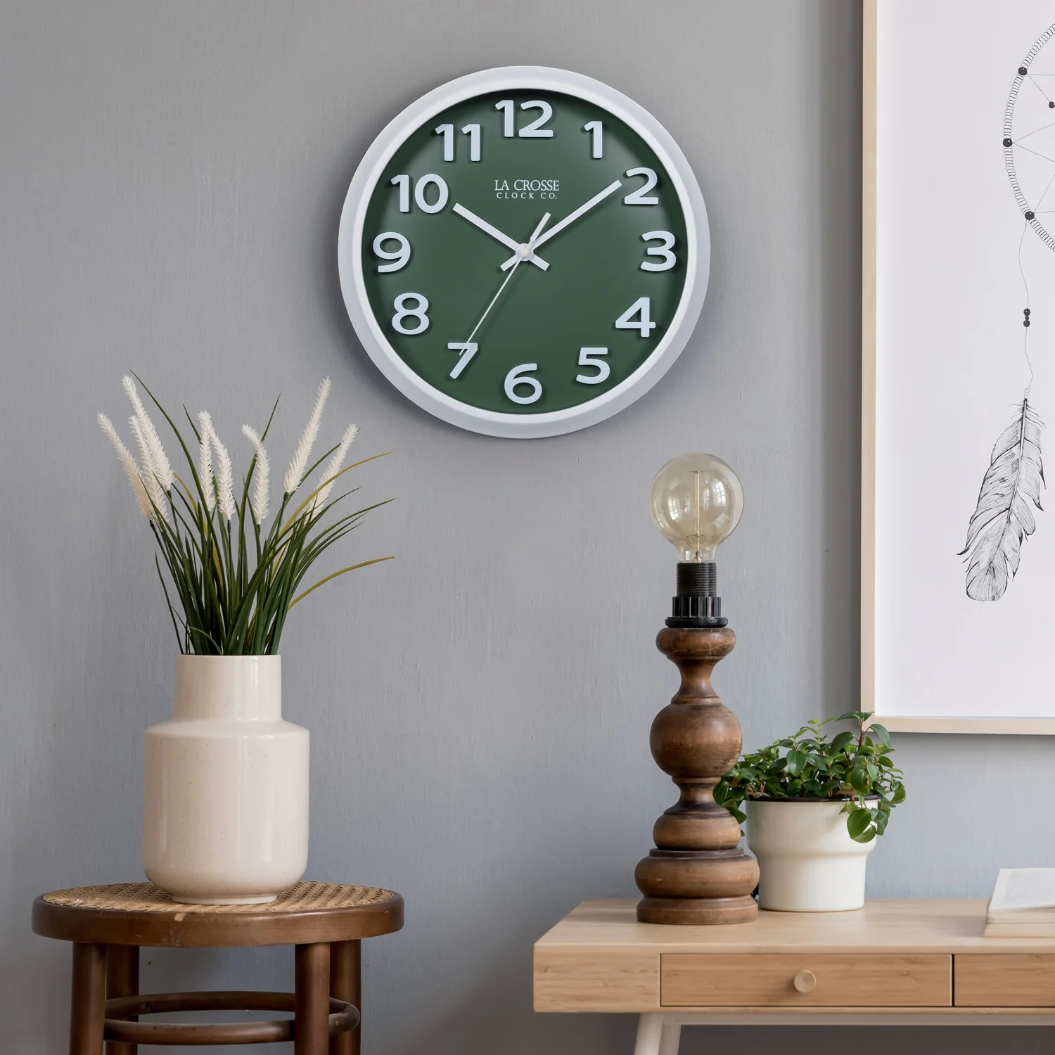 404-3828D 10.8-inch Weekender Wall Clock - Image 5