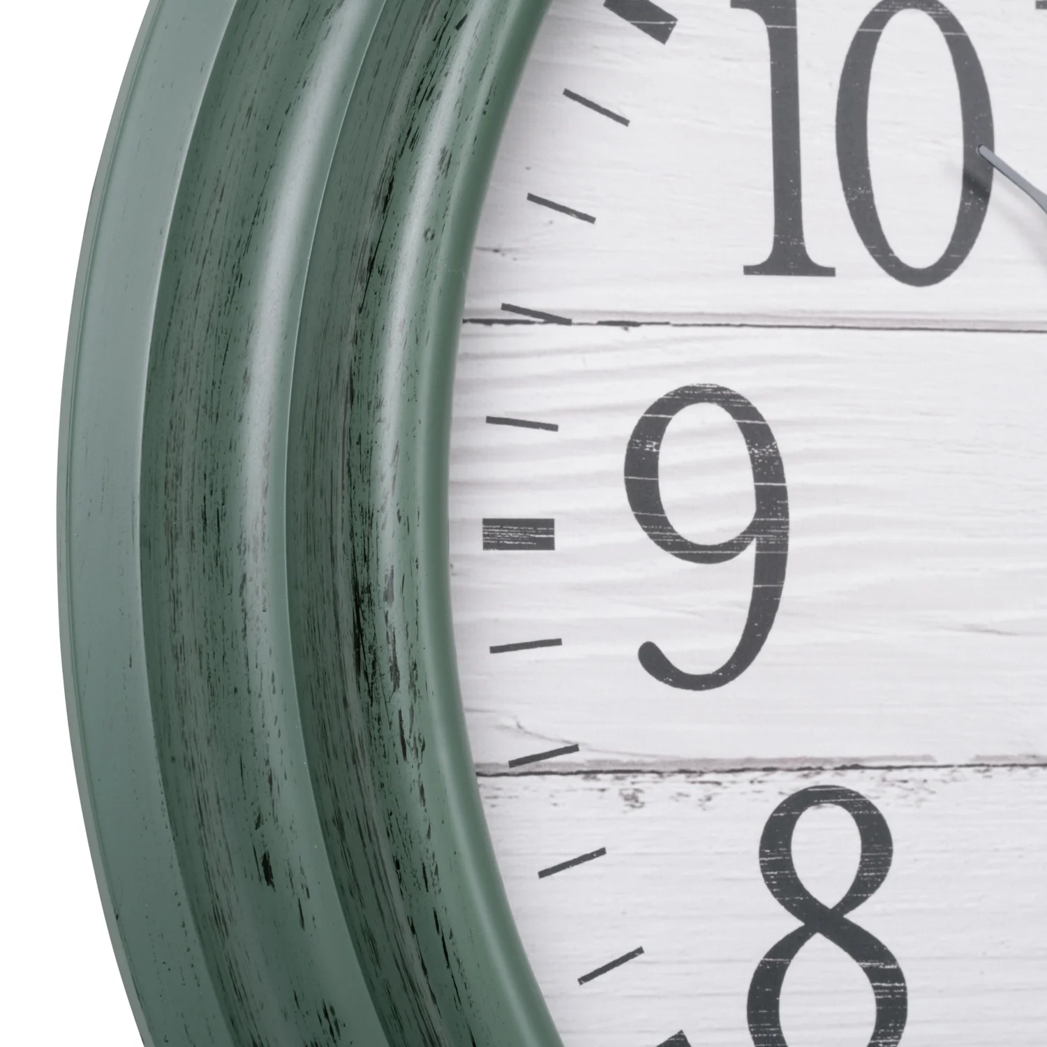 404-3840SG 15.75-inch Indoor/Outdoor Analog Wall Clock w/ Temperature - Image 3
