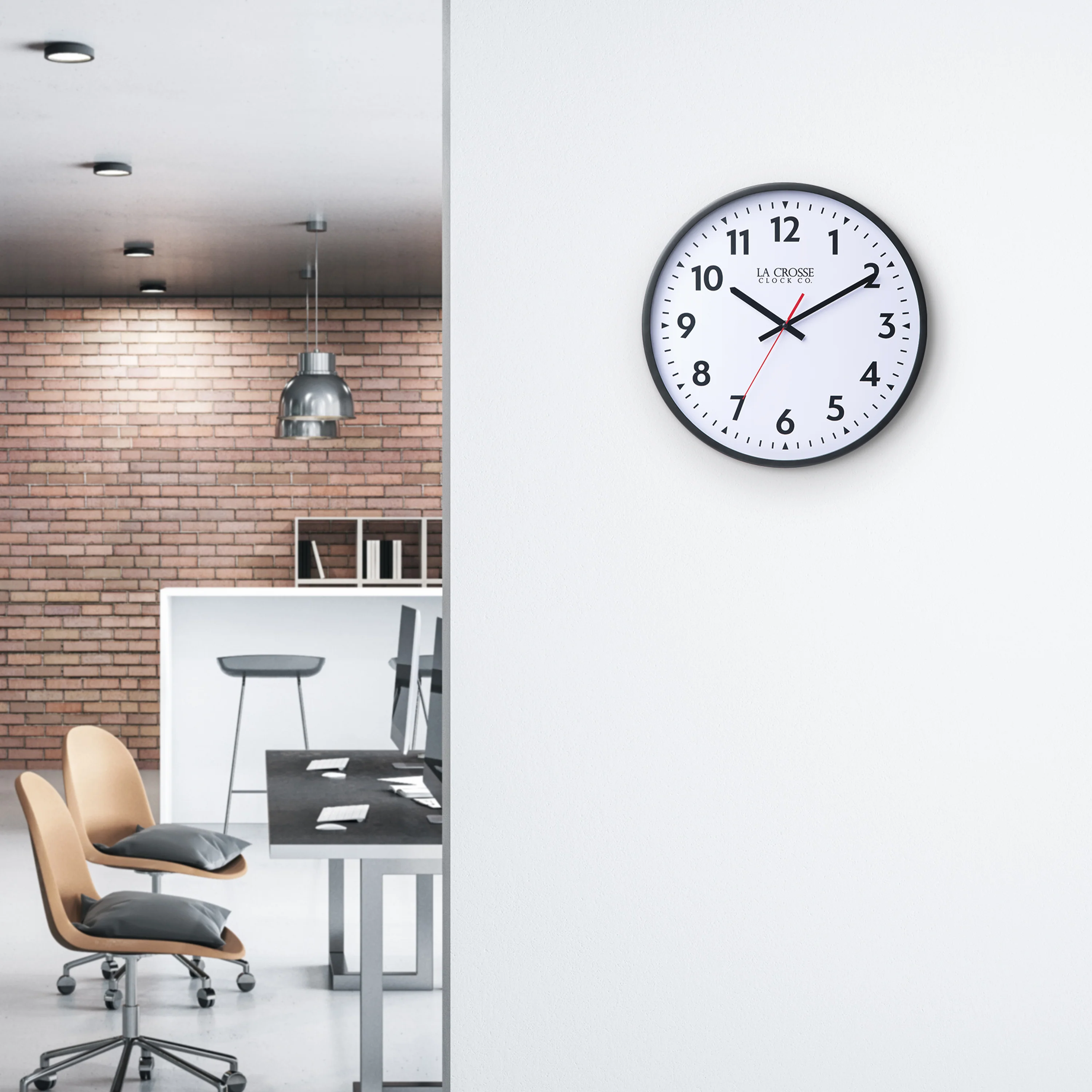 404-3841 16-inch Commercial Wall Clock - Image 2