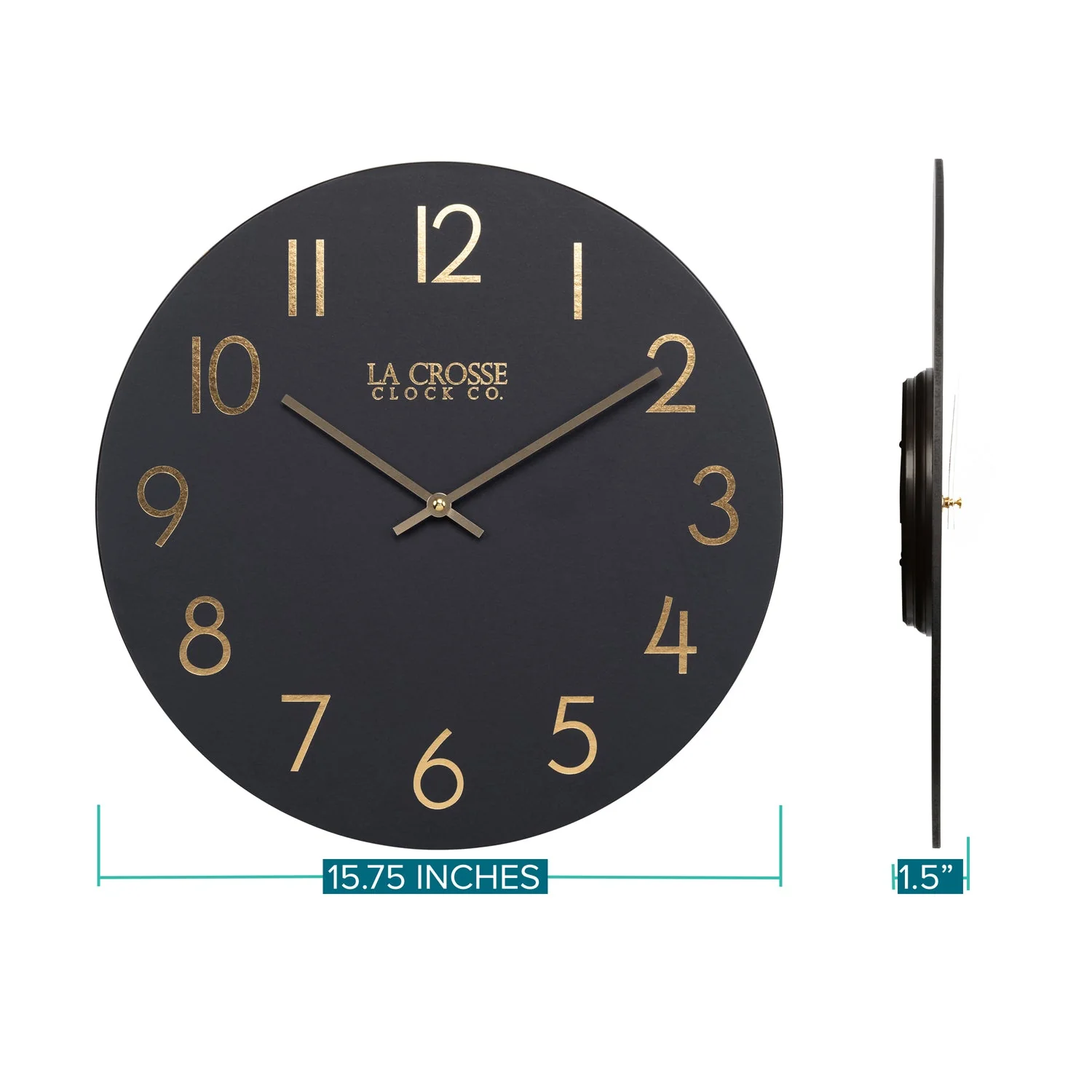 404-3841C 15.75-Inch Nyx MDF Wall Clock - Image 9
