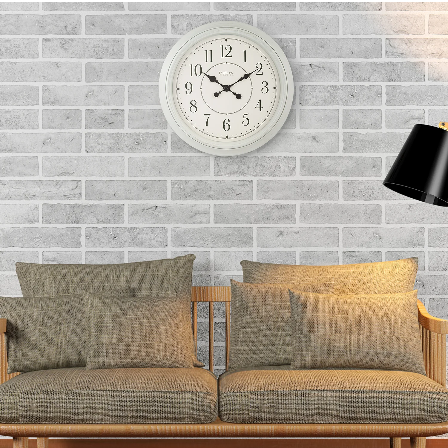 404-4256W Wall Clock - Image 3