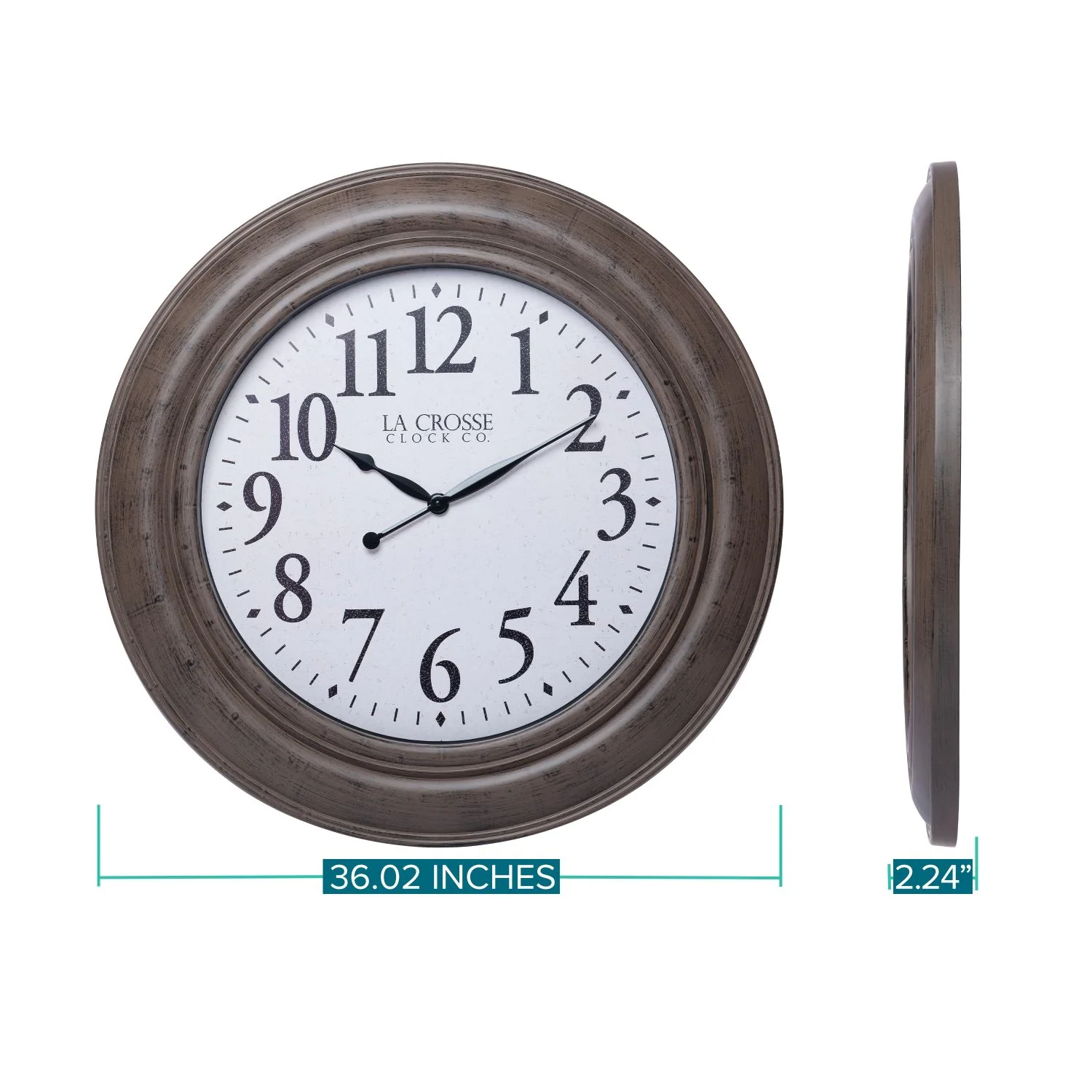404-4292 36-inch Mattison Wall Clock - Image 9