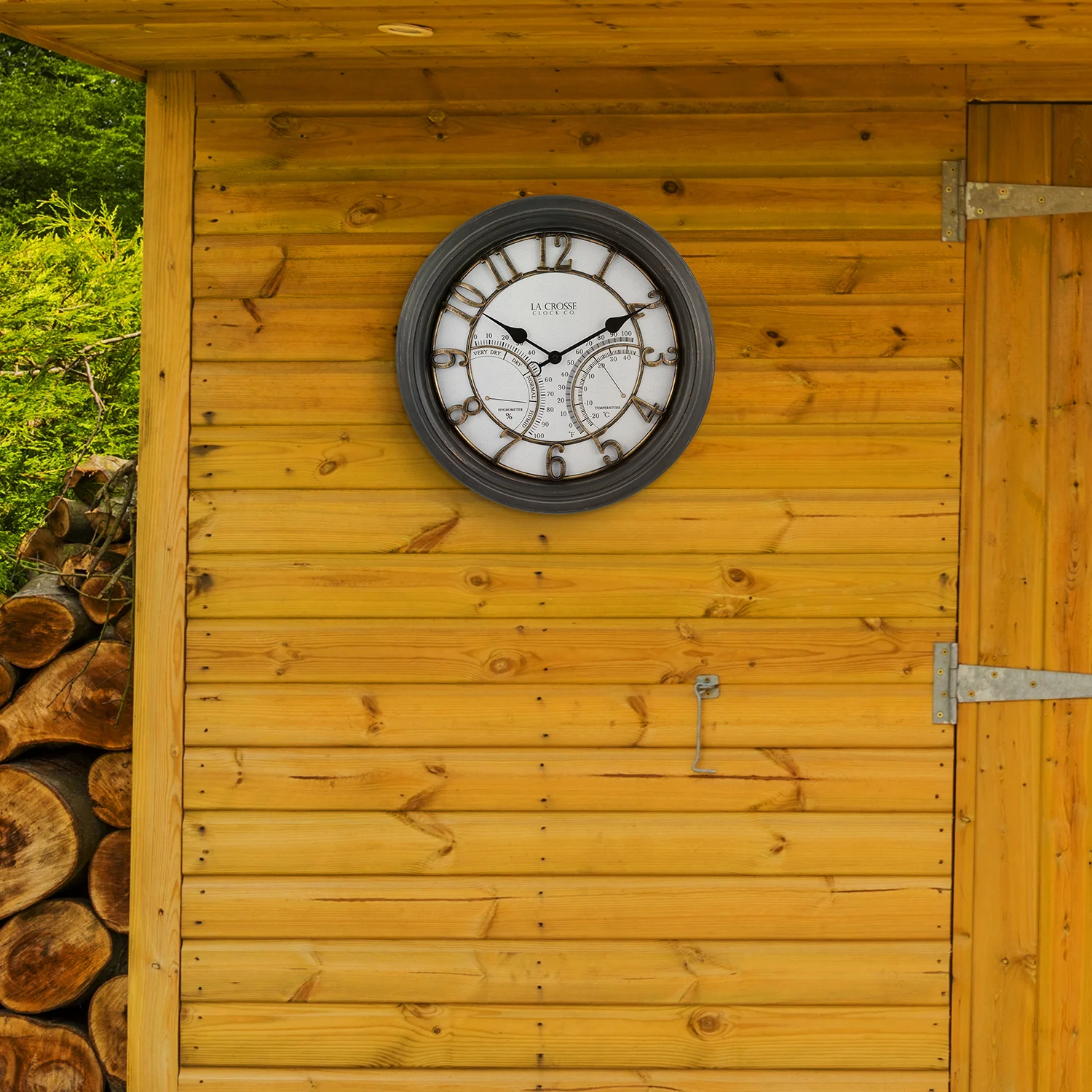 404-4450 19.7-inch Indoor/Outdoor Analog Wall Clock - Image 5