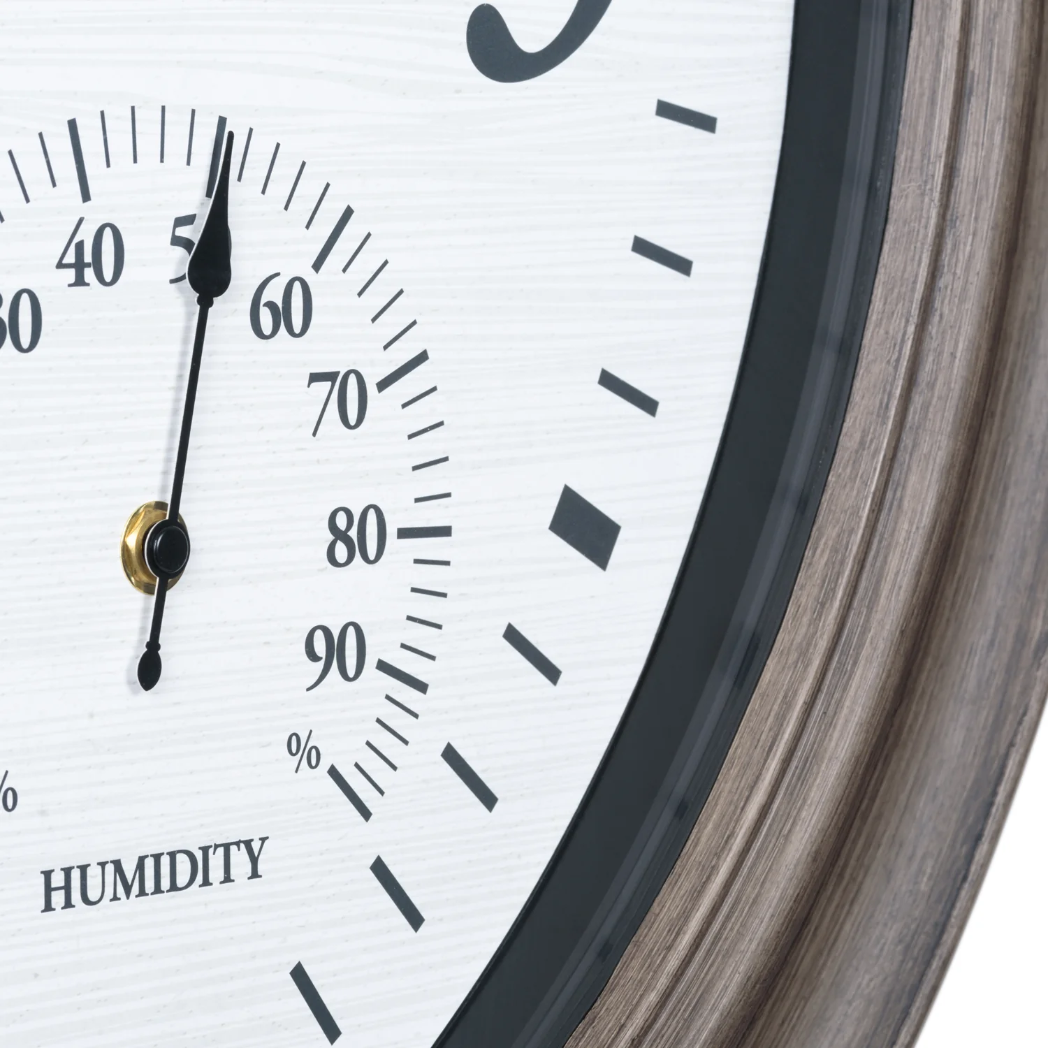 433-3267TH 26.2-inch Harvest Indoor/Outdoor Wall Clock with Temp and Humidity - Image 3
