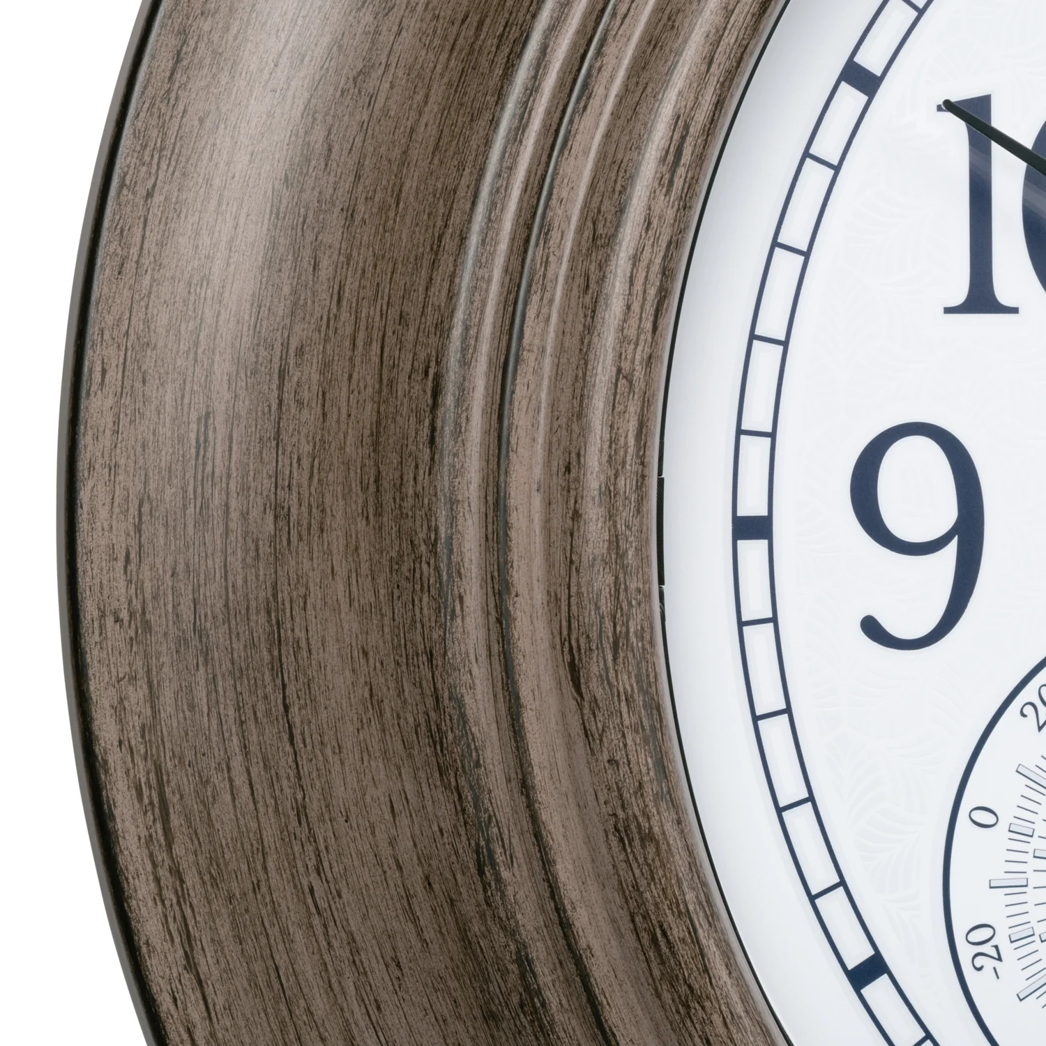 435-3256 21-inch In/Outdoor Wall Clock with Lighted Leaves - Image 4
