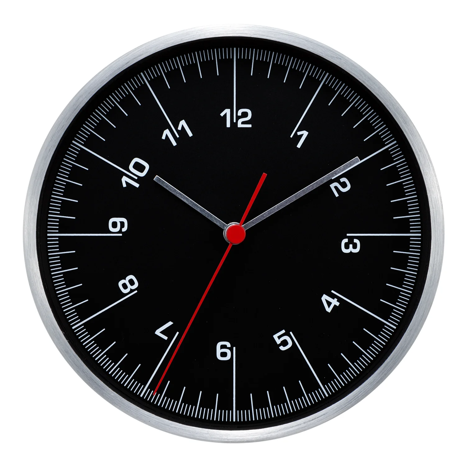 46014 6 in. Silver Clock