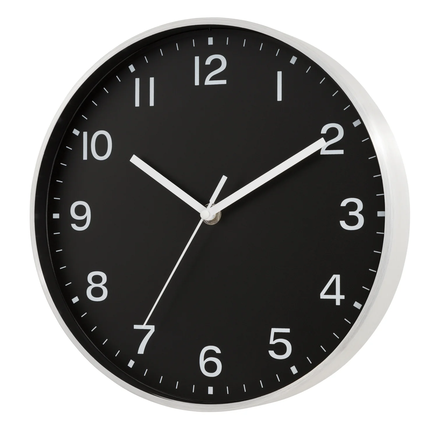 460020 10 in Brushed Wall Clock - Image 2