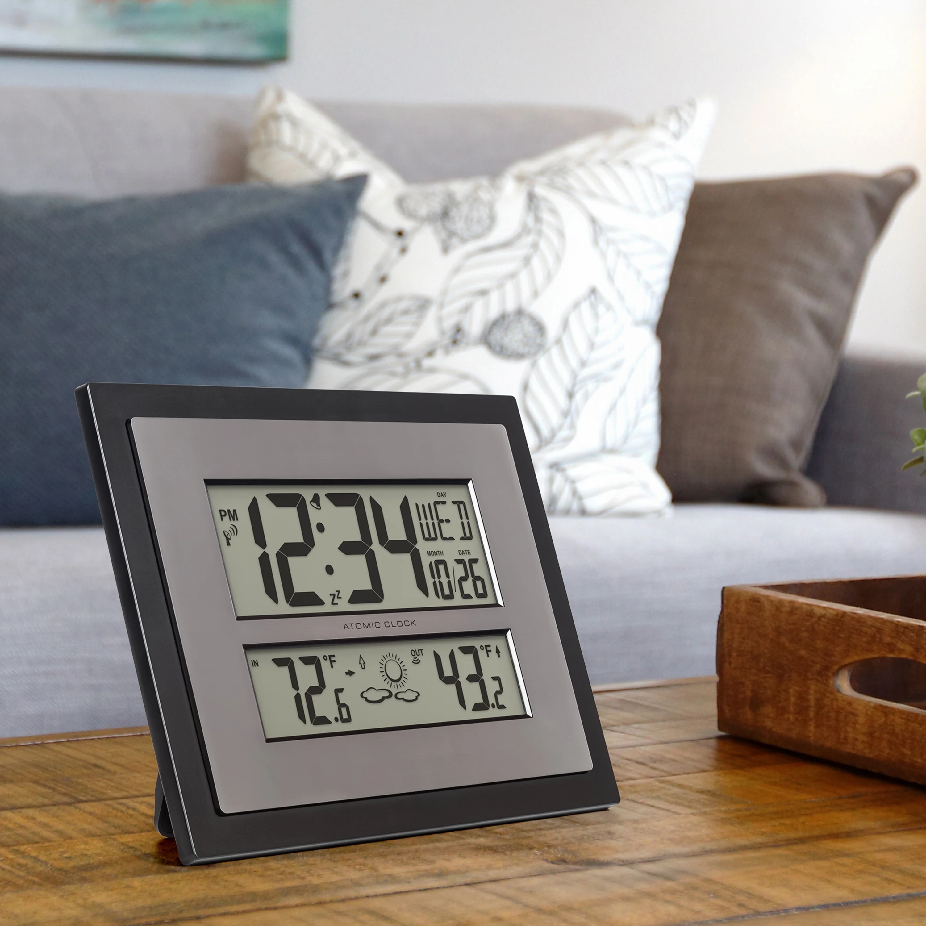 512-65937 Atomic Digital Wall Clock - Image 5
