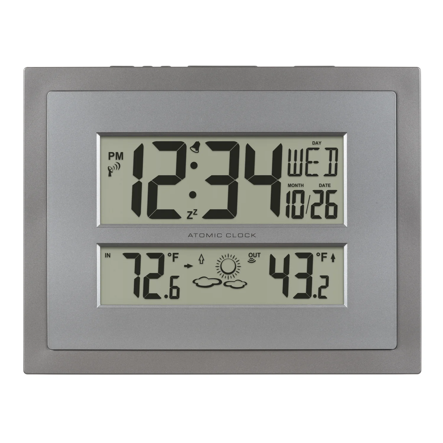 512-85937 Atomic Digital Wall Clock