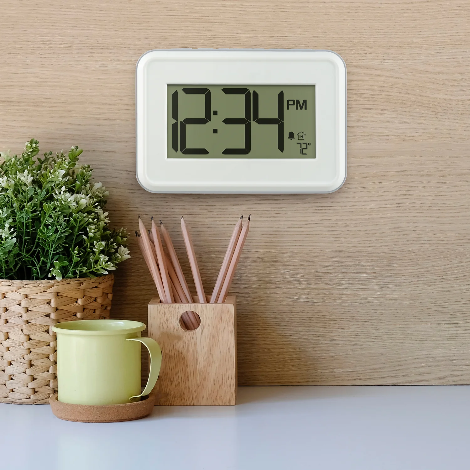 513-113W Digital Wall Clock - Image 4