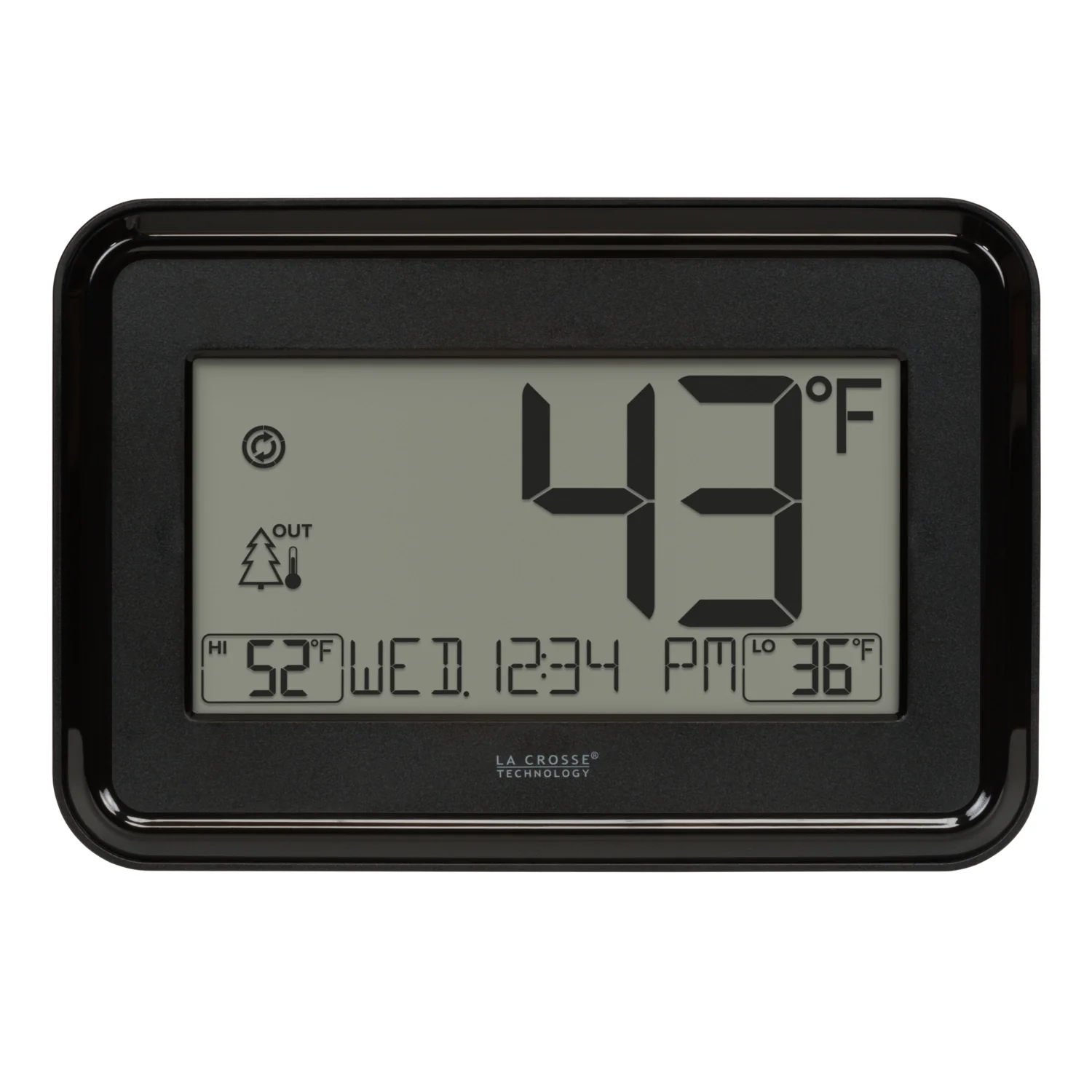 513-1412 Digital Clock with Indoor/Outdoor Temperature - Image 5