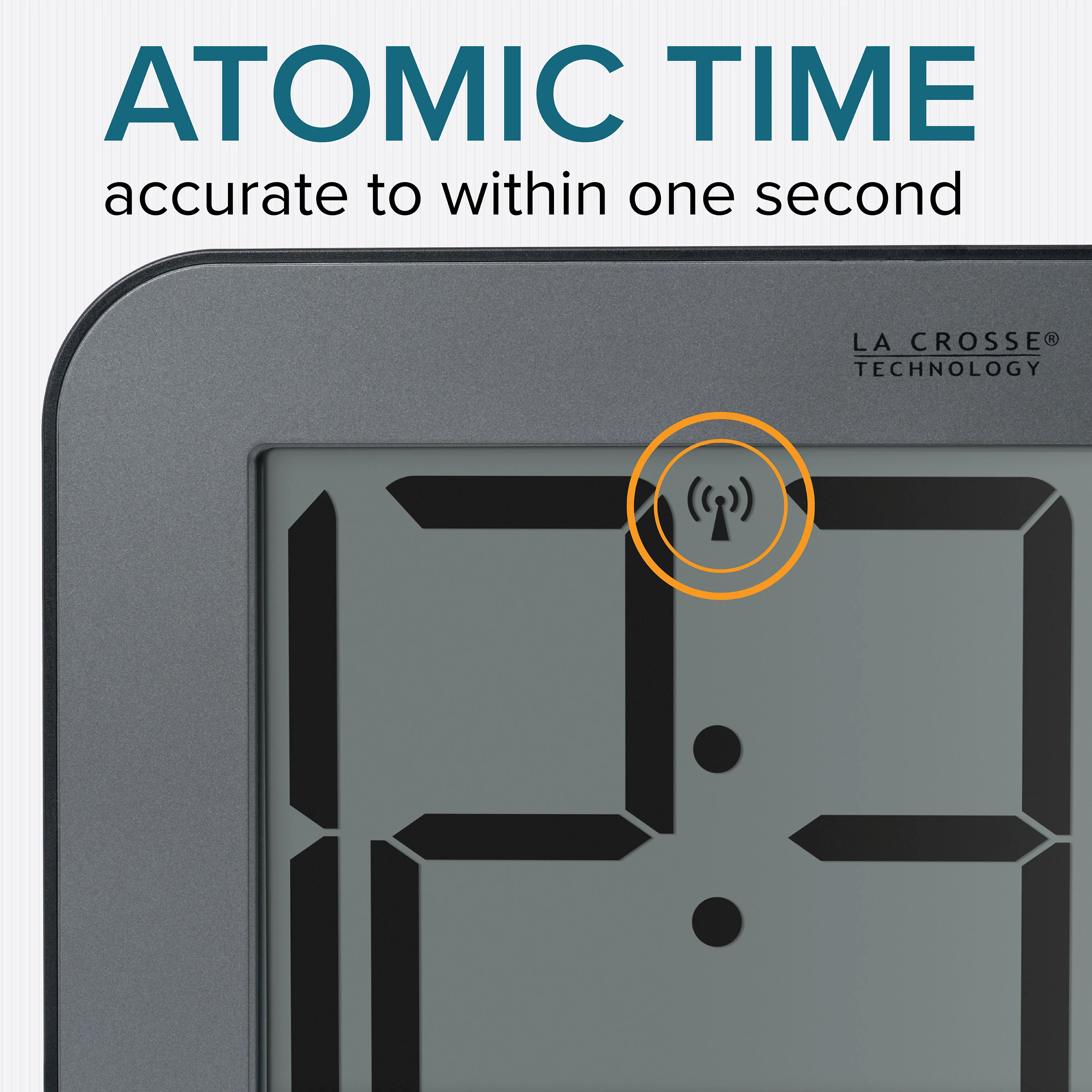 513-1416 Atomic Digital Wall Clock - Image 4