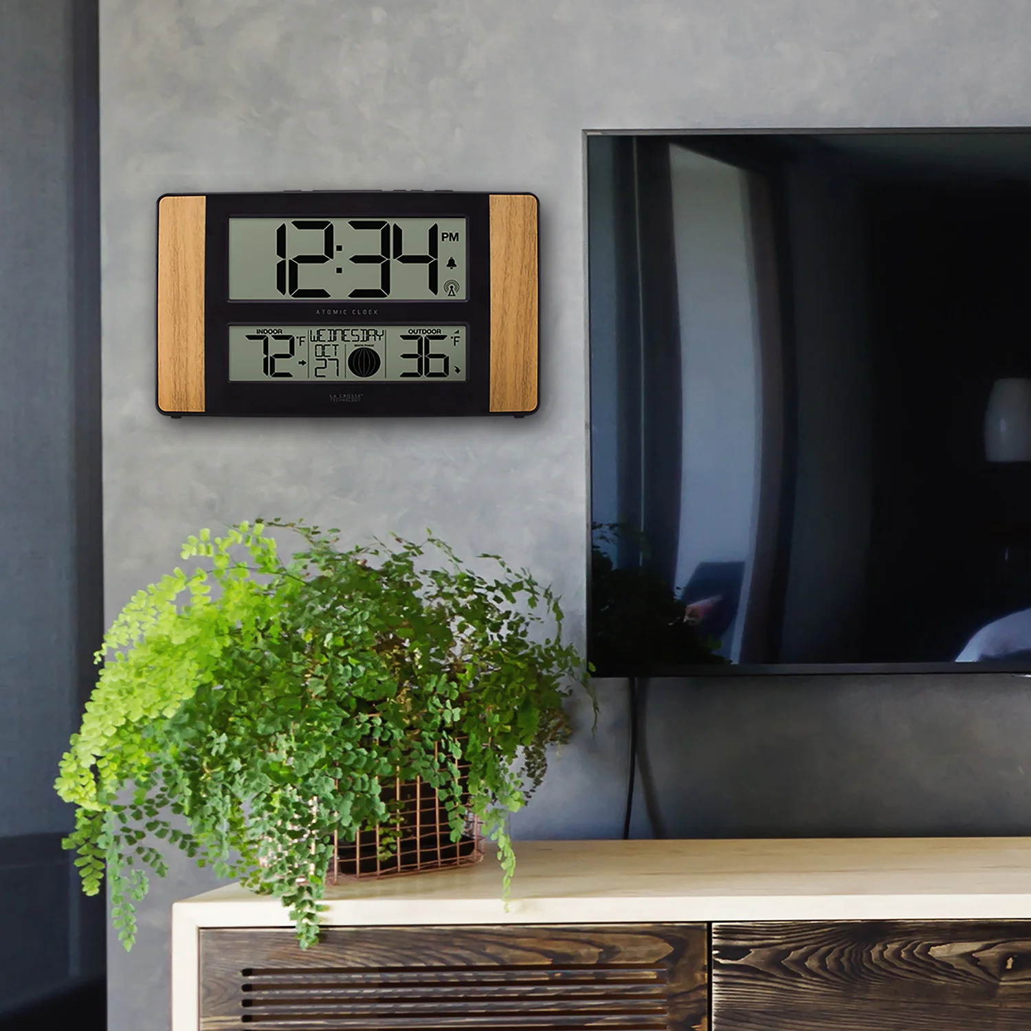 Atomic Digital Wall Clock - Image 5