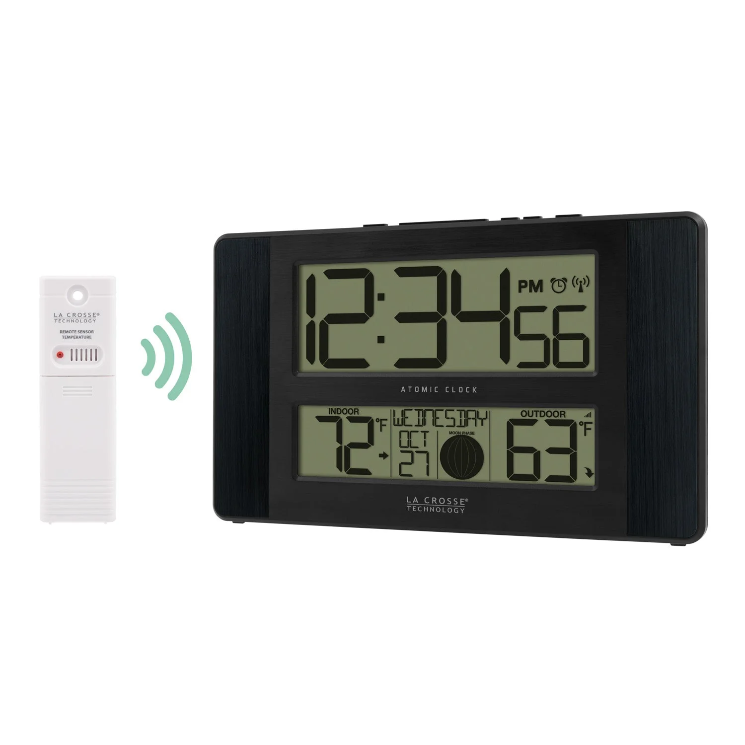 513-1417BSV2 Atomic Digital Wall Clock