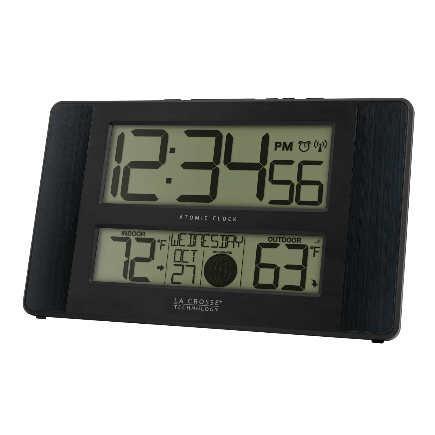 513-1417BSV2 Atomic Digital Wall Clock - Image 3