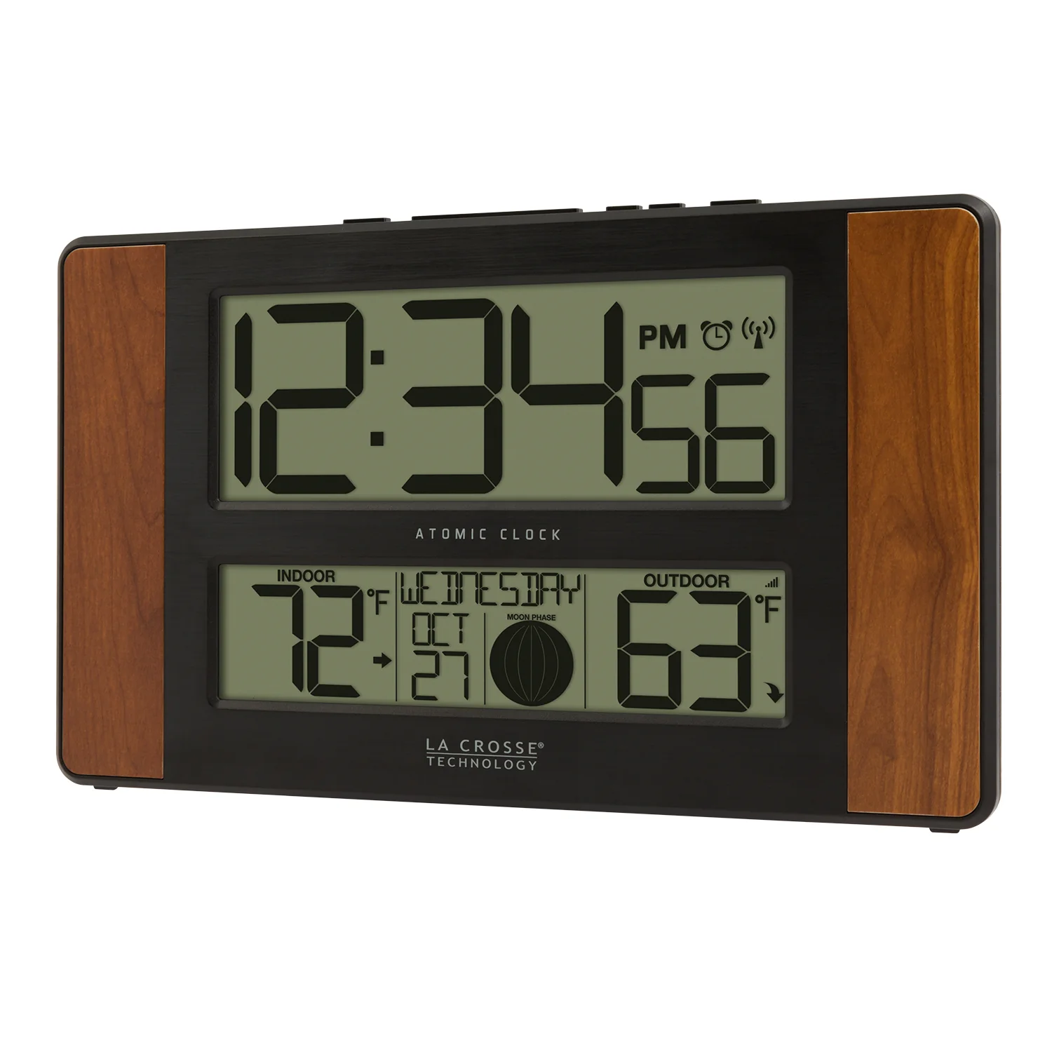 513-1417CH Atomic Digital Wall Clock - Image 2