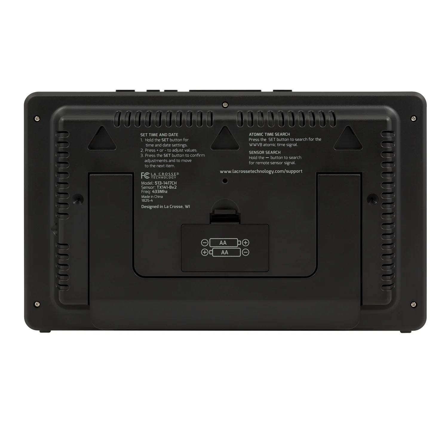 513-1417CH Atomic Digital Wall Clock - Image 4