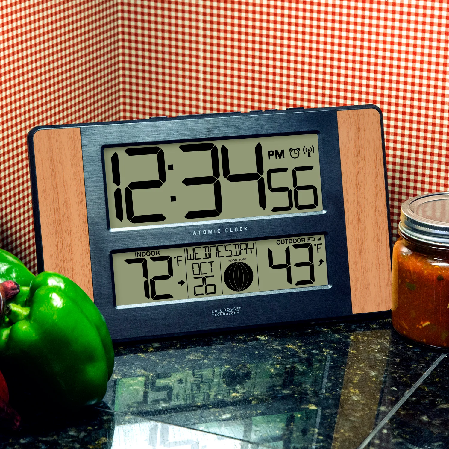 Atomic Digital Wall Clock - Image 5