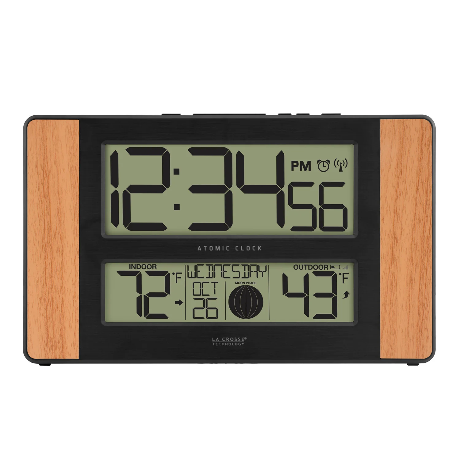513-1417V3 Atomic Digital Wall Clock