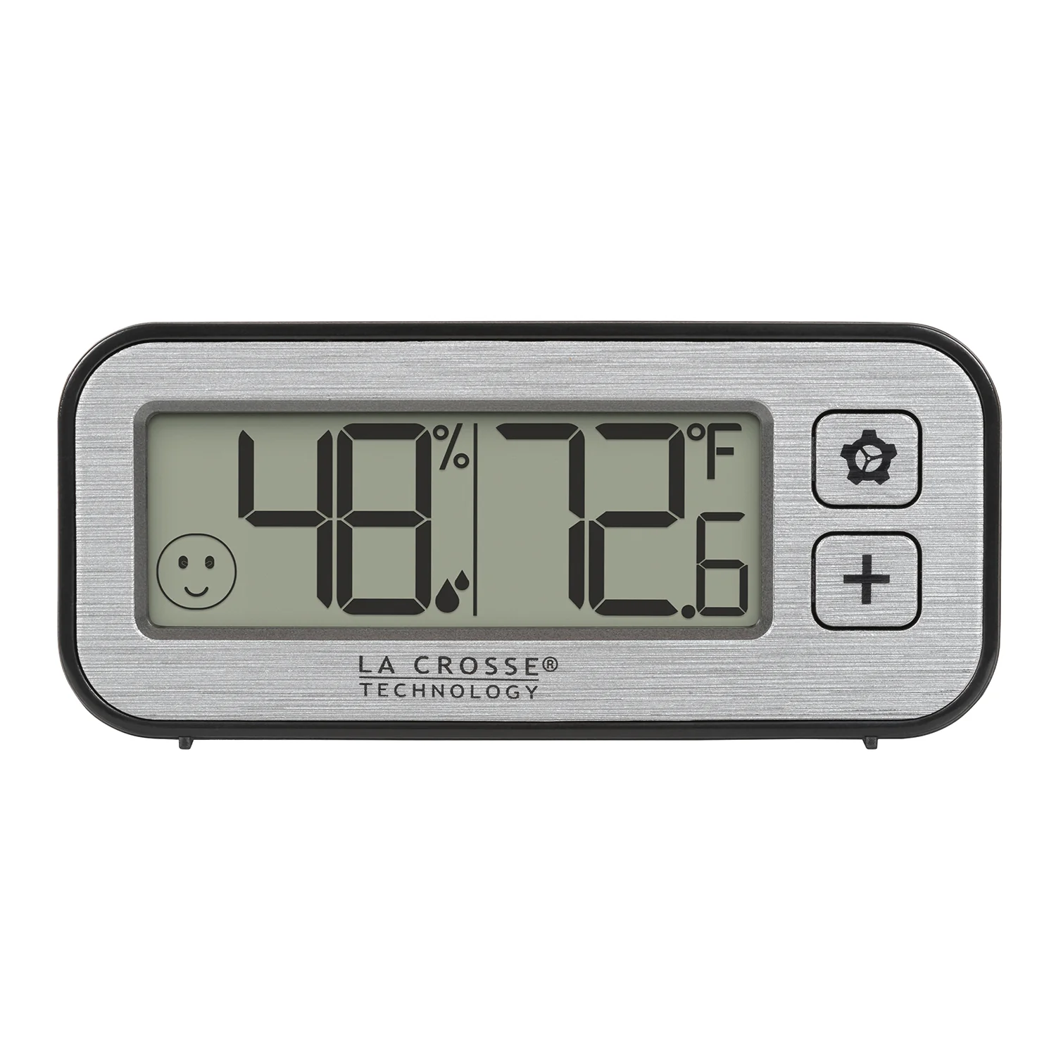 513-148 Mini Digital Clock with Comfort Meter Indoor Temp and Humidity - Image 2
