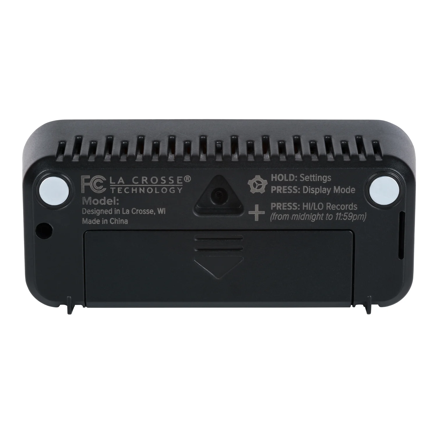 513-148 Mini Digital Clock with Comfort Meter Indoor Temp and Humidity - Image 6
