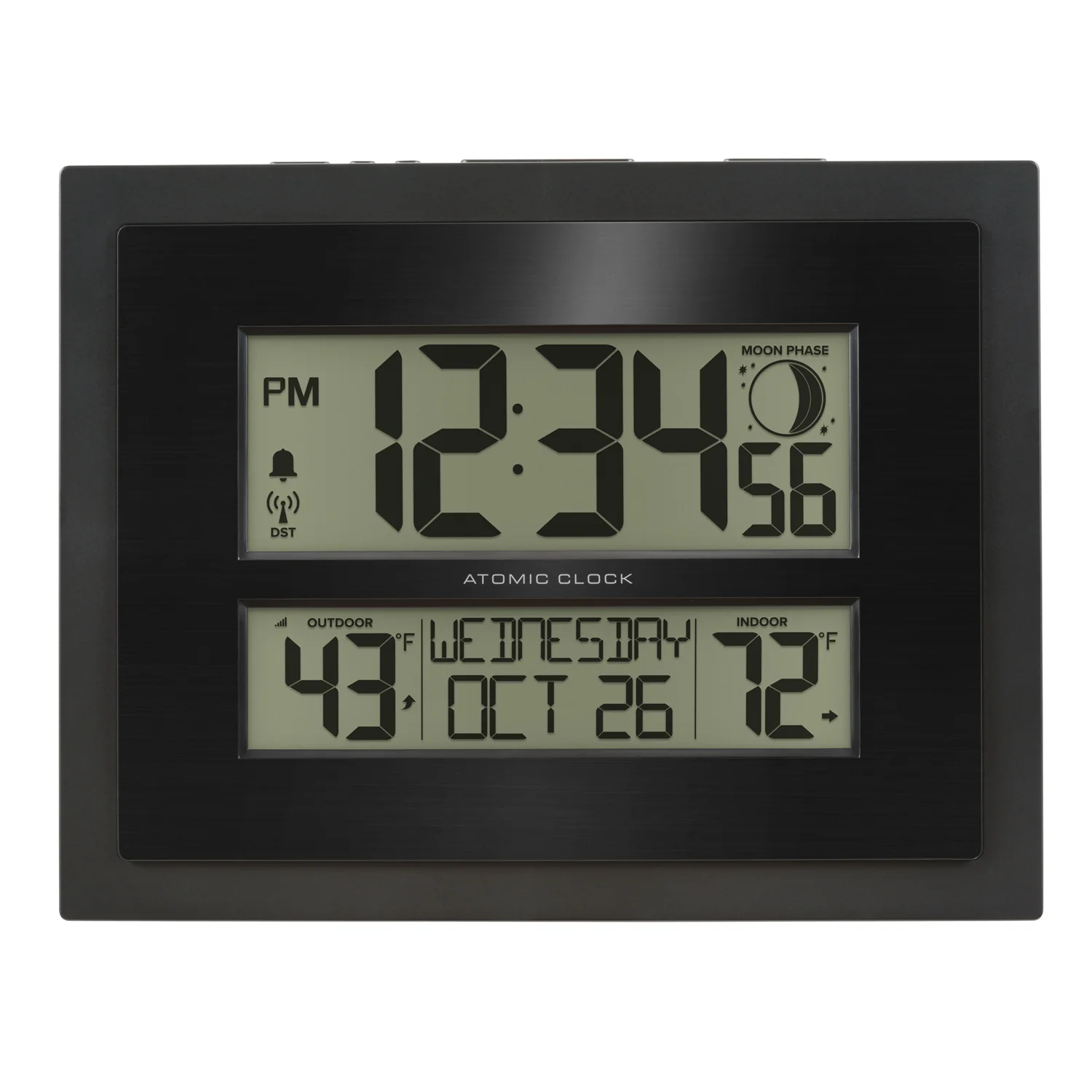 513-75624 Atomic Digital Wall Clock - Image 2