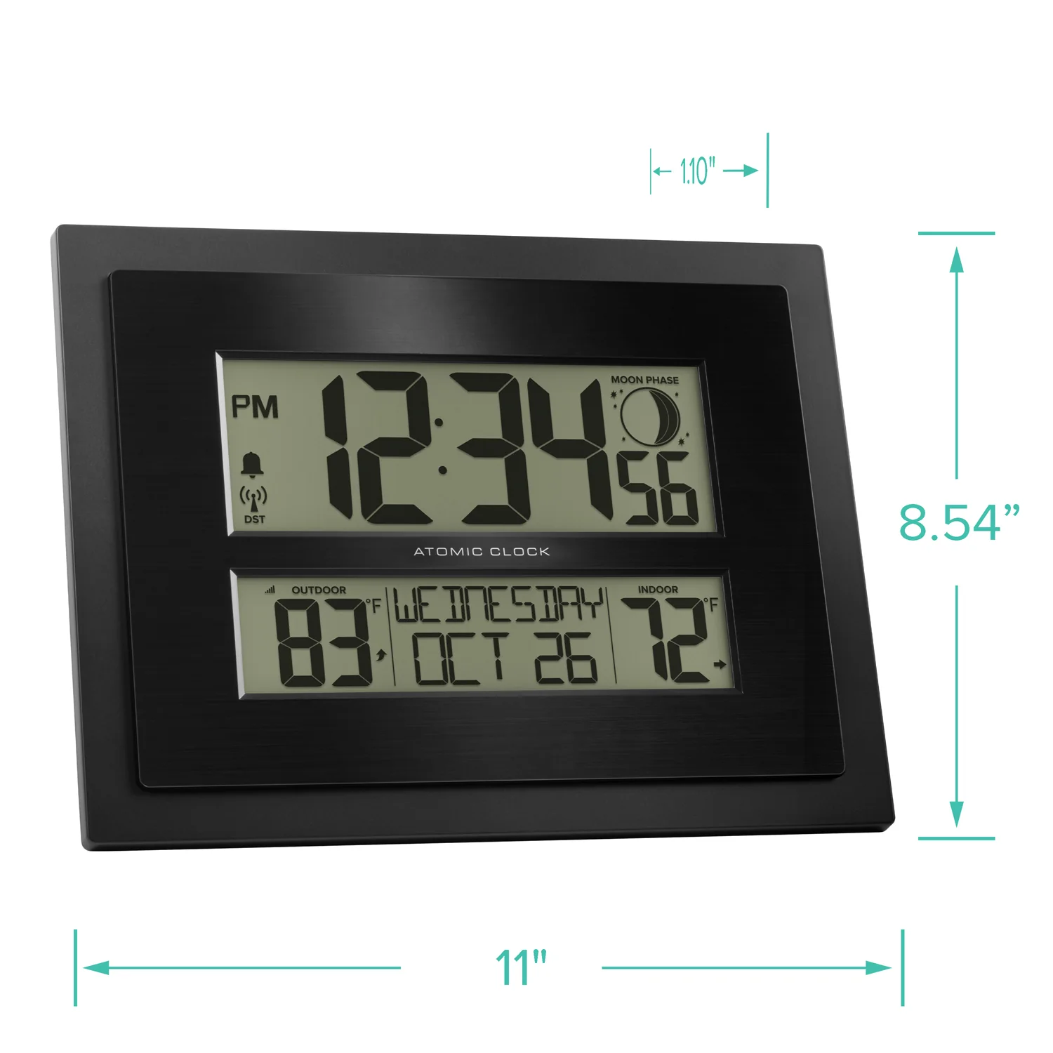 513-75624 Atomic Digital Wall Clock - Image 6