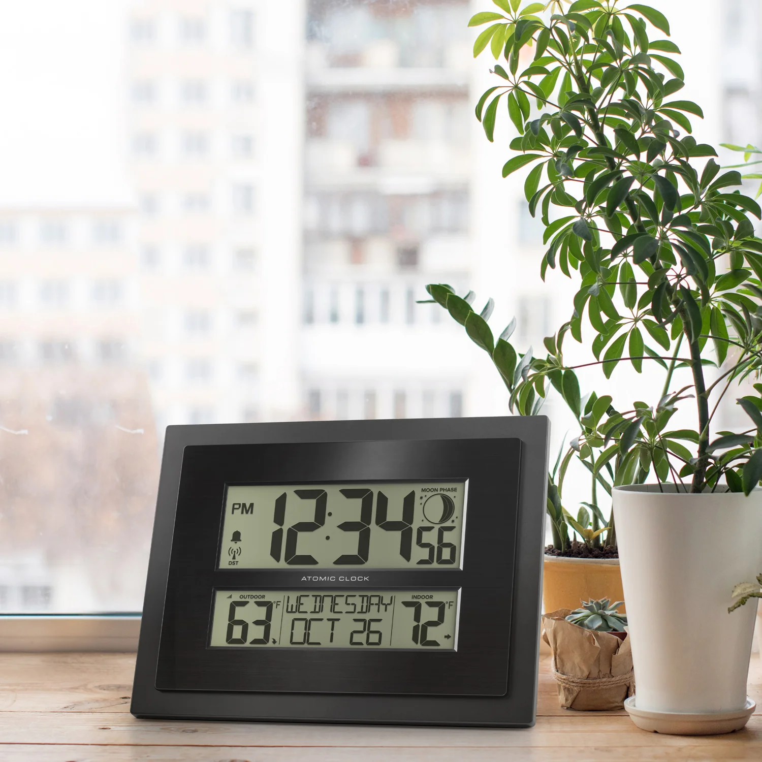 513-75624 Atomic Digital Wall Clock - Image 7