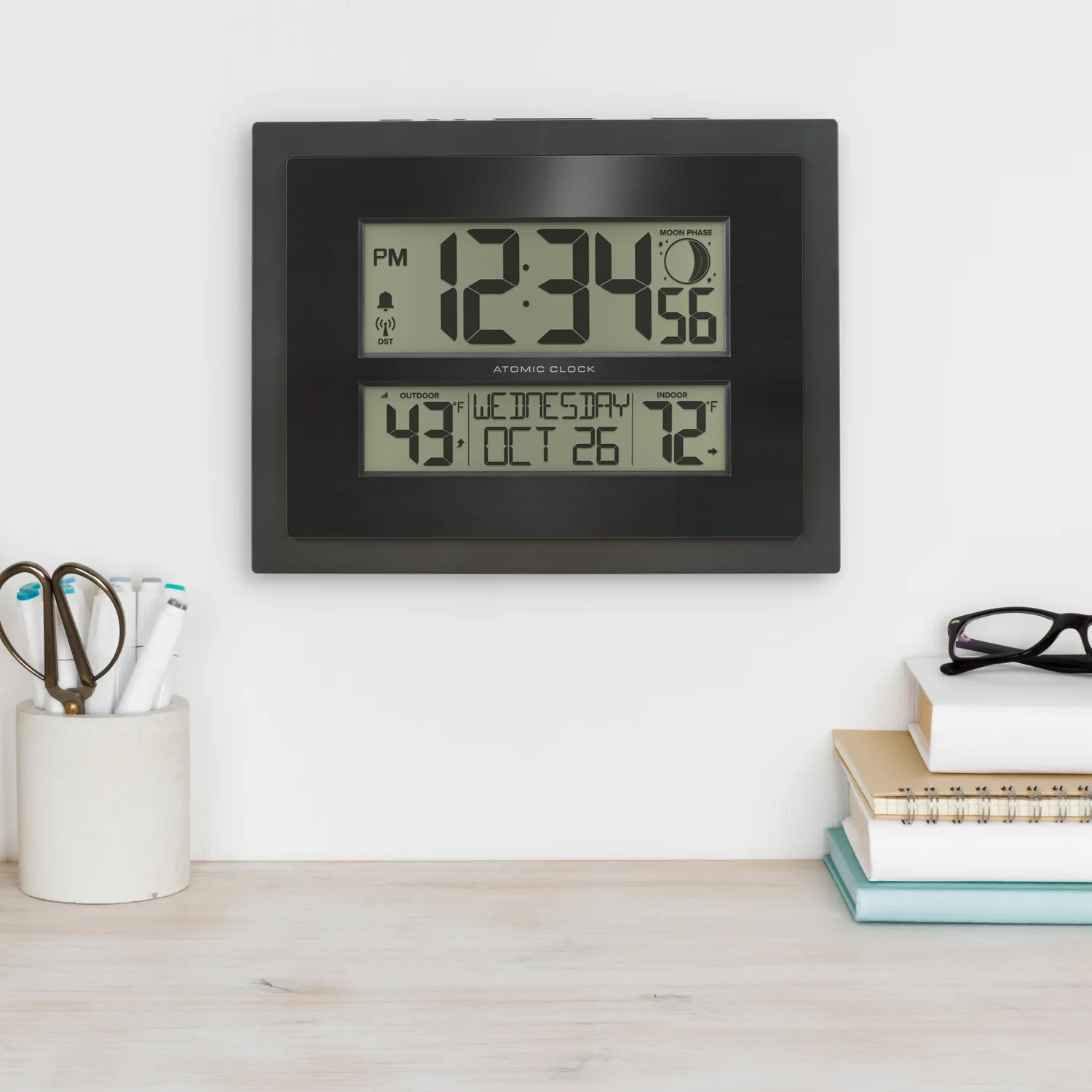 513-75624 Atomic Digital Wall Clock - Image 8